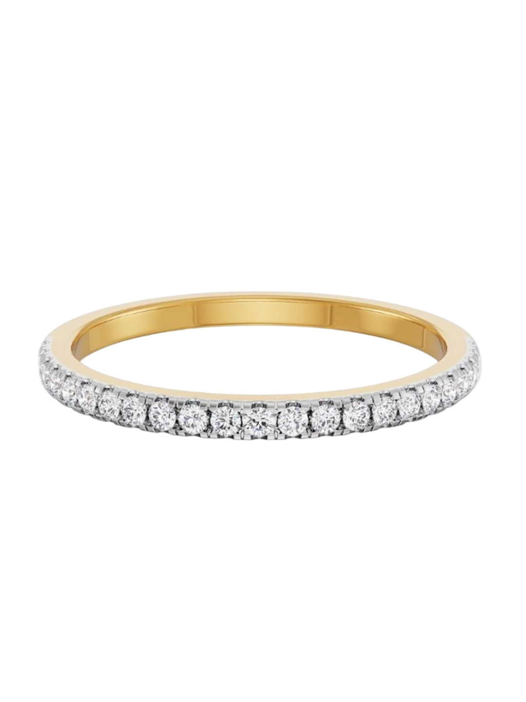 Emori Shimmery Classic Lab Diamond in 14KT Gold Band