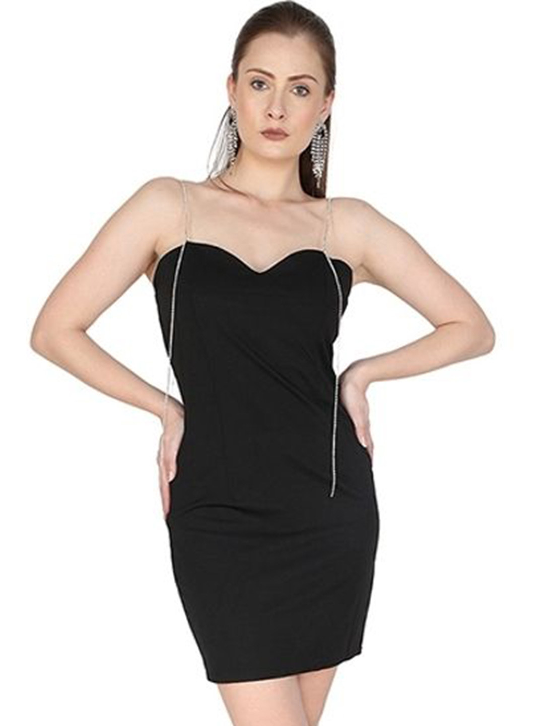 ALTAIRA Women Off-Shoulder Mini Sheath Dress