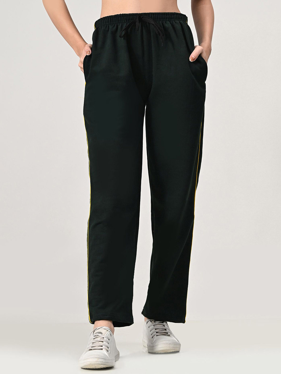 BAESD Women Slim Fit Mid Rise Track Pants