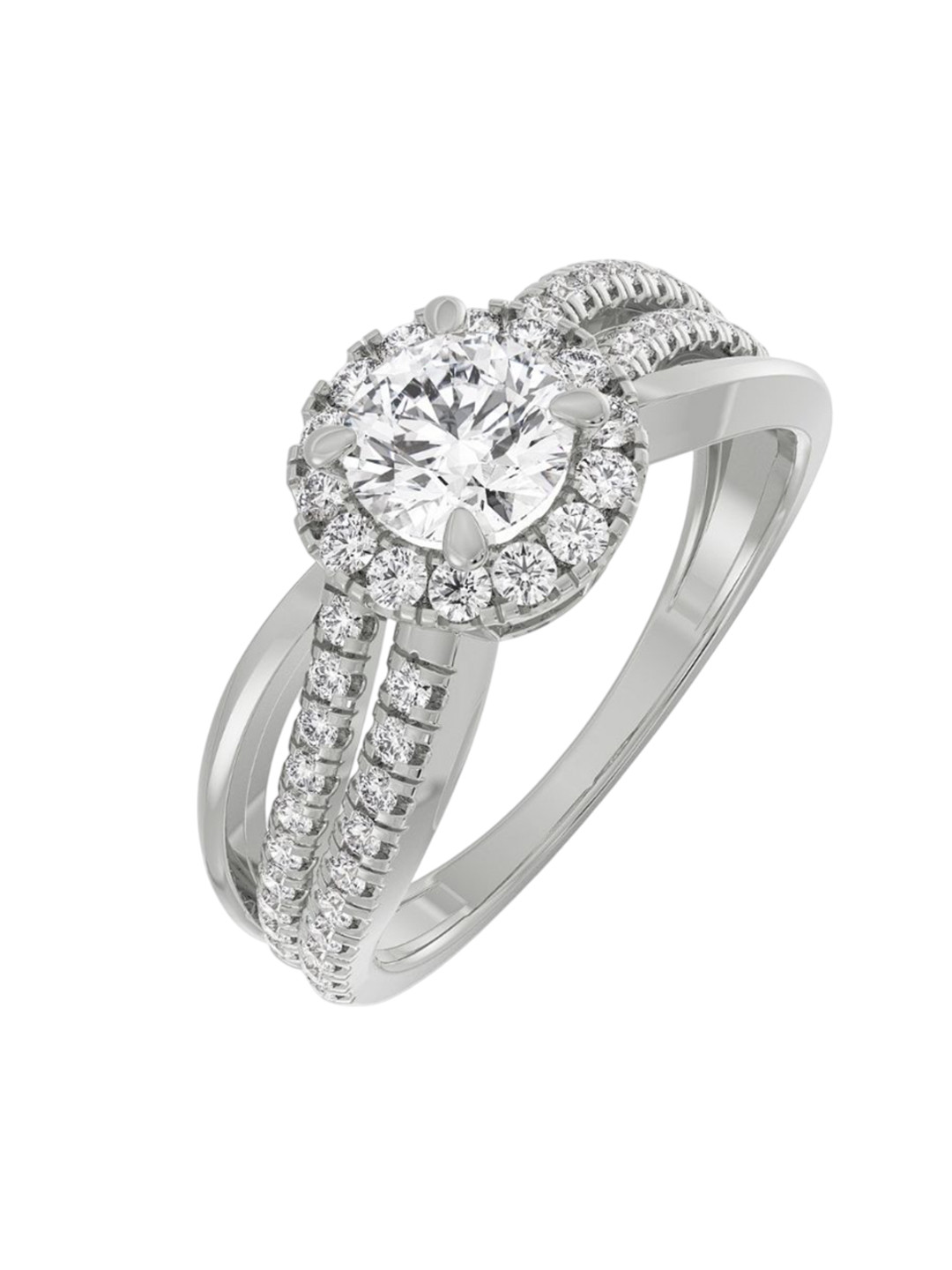 Emori Artistic Round Lab Diamond in 14KT Gold Ring