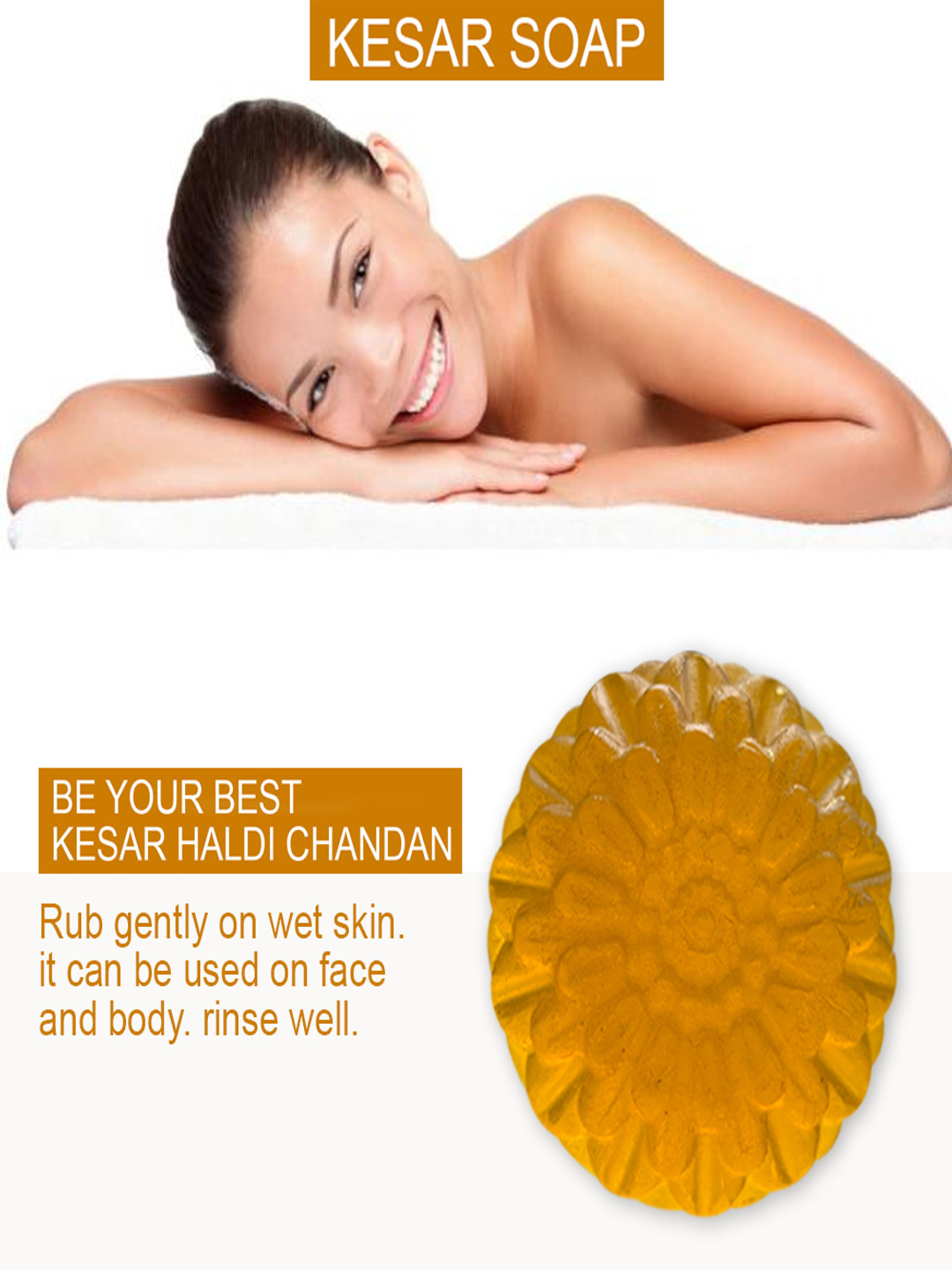 GROOVY Kesar Bathing Soap - 100 g