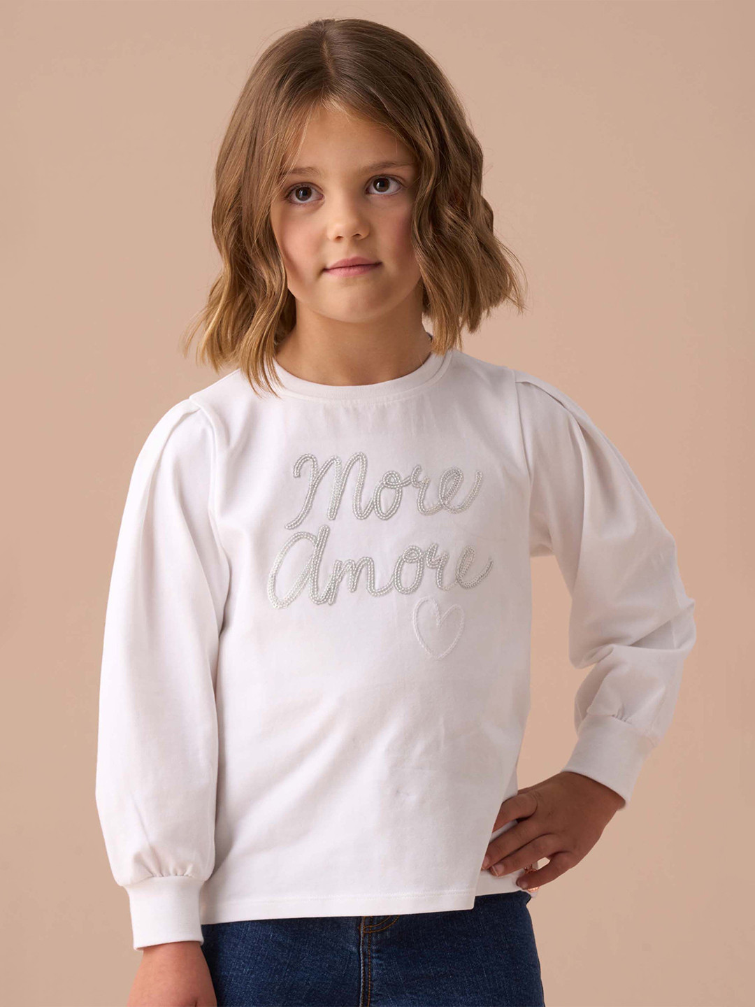 Angel & Rocket Girls Self Design Regular Top