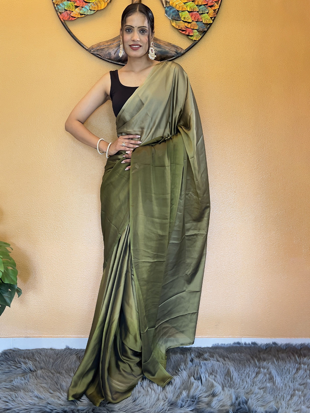 bansari textiles Dyed Ombre Saree