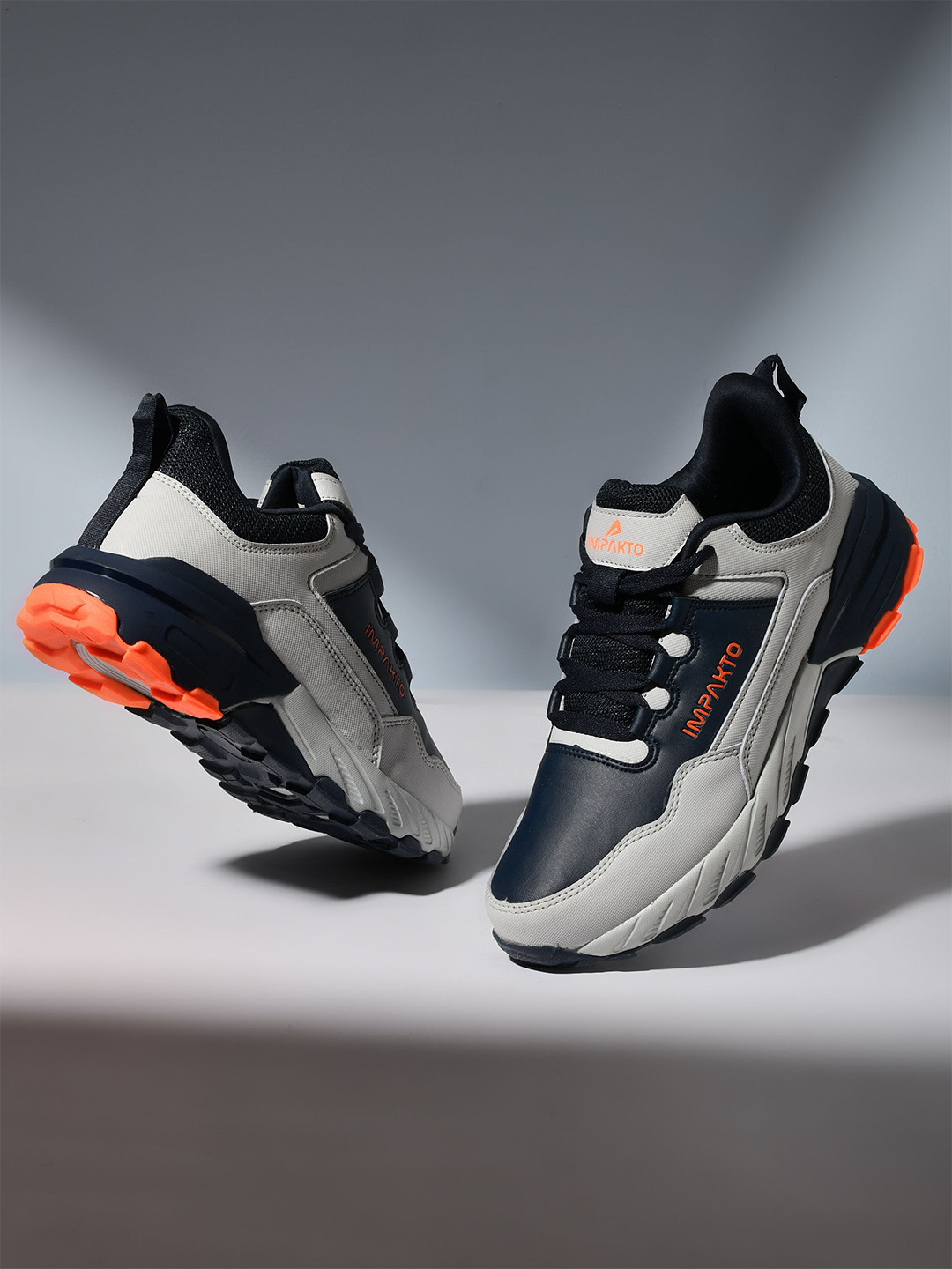 IMPAKTO Men TerrainMax Waterproof & Mositure Wicking Rexine Upper Trekking Shoes