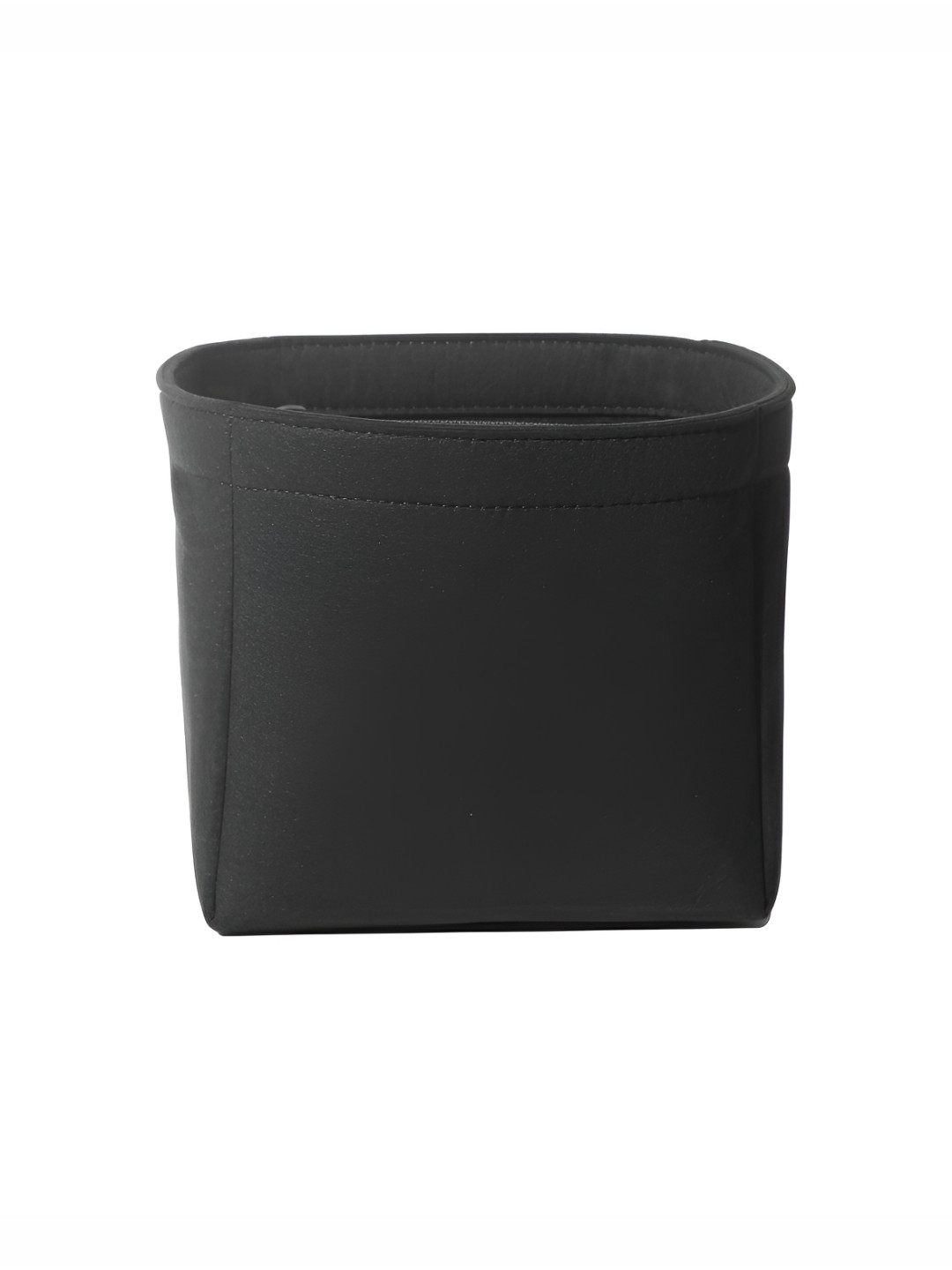 Tidy Up Cael Compact Small Felt Black Bag Organizer With Detachable Wallet