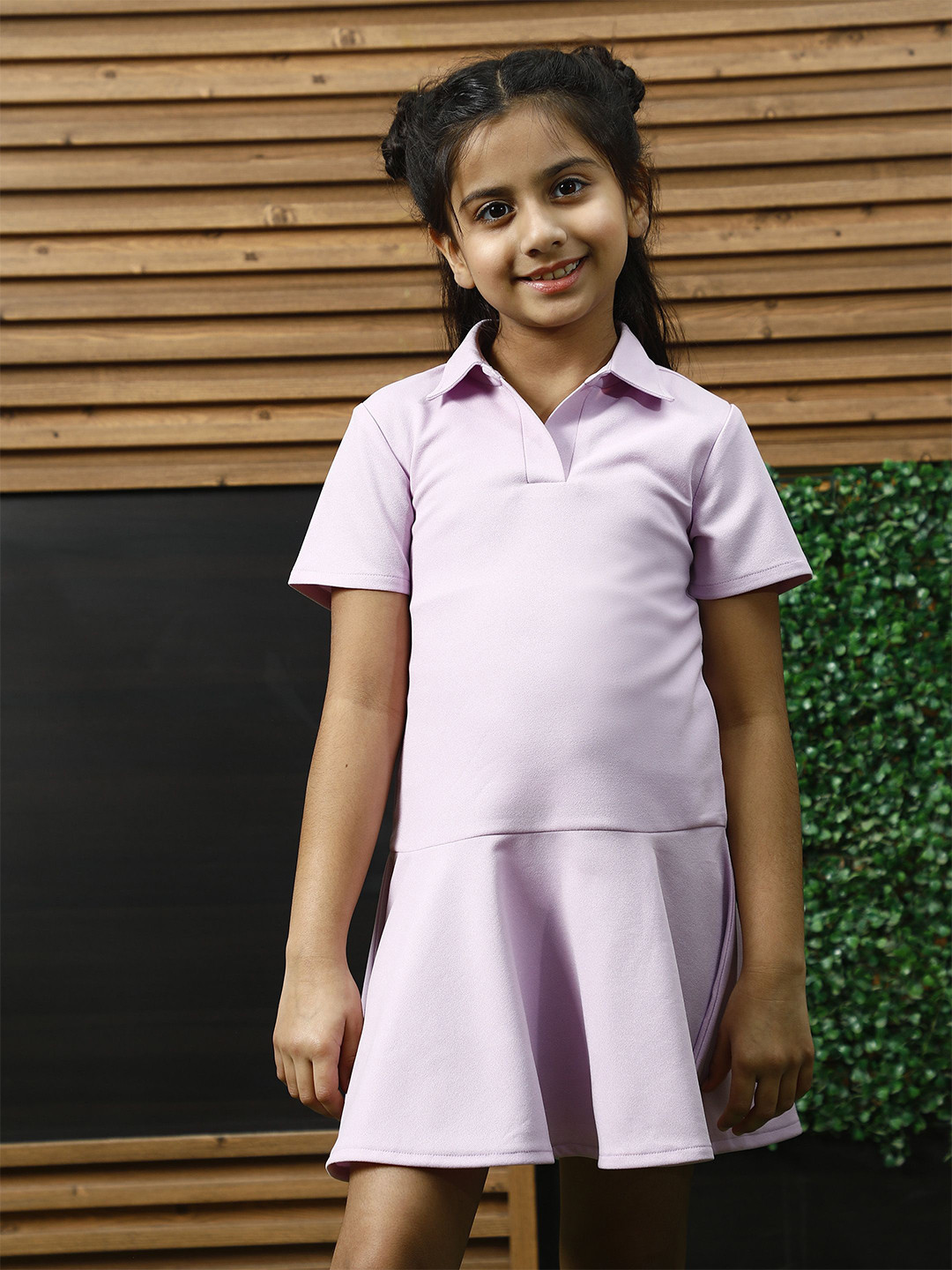 Athena Girl Tiered Shirt Dress