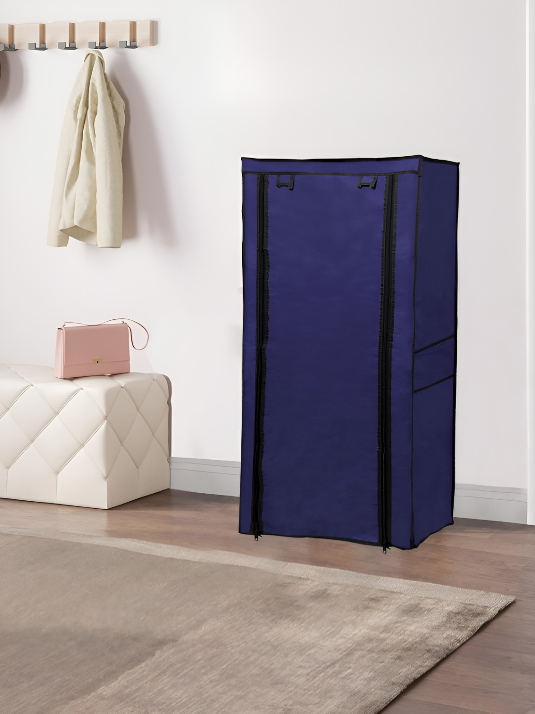 Urban Choice Blue & Black 7 Layer Water Resistant Shoe Rack Cover