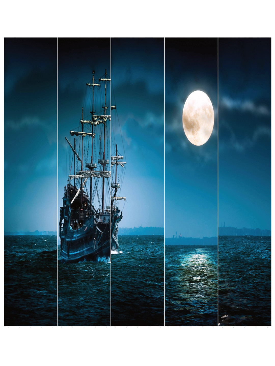 Inephos Paper 5 Piece Wall Rectangle Paintings Wall Art - 8.2 x 6 In