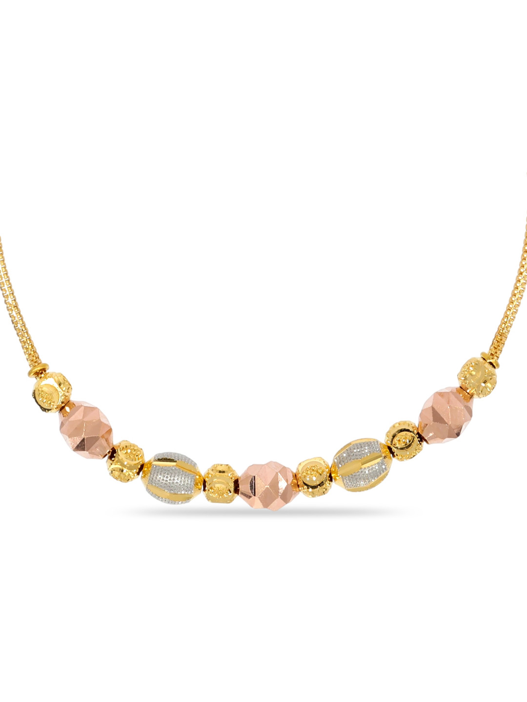 BHIMA 22K BIS Hallmark 916 Purity Yellow Gold Rhodium Fancy Bracelet