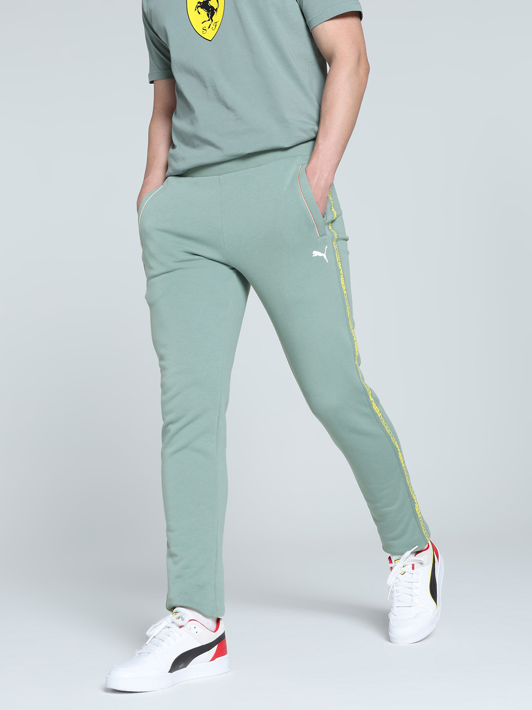 PUMA Motorsport Scuderia Ferrari Race Men's Slim Fit Pants