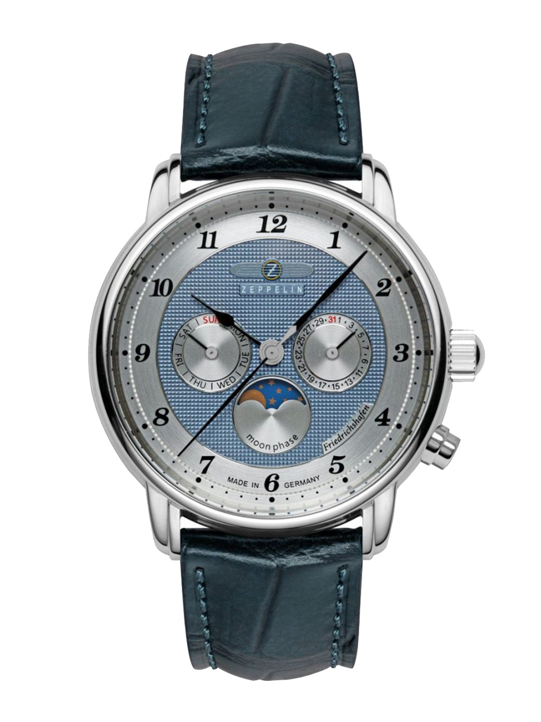 ZEPPELIN Men Dial & Leather Straps Analogue Multi Function Watch 85363