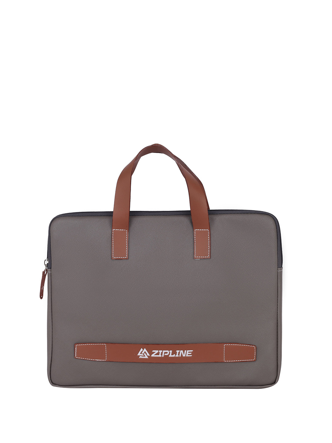 ZIPLINE Unisex Polo Leather Laptop Bag