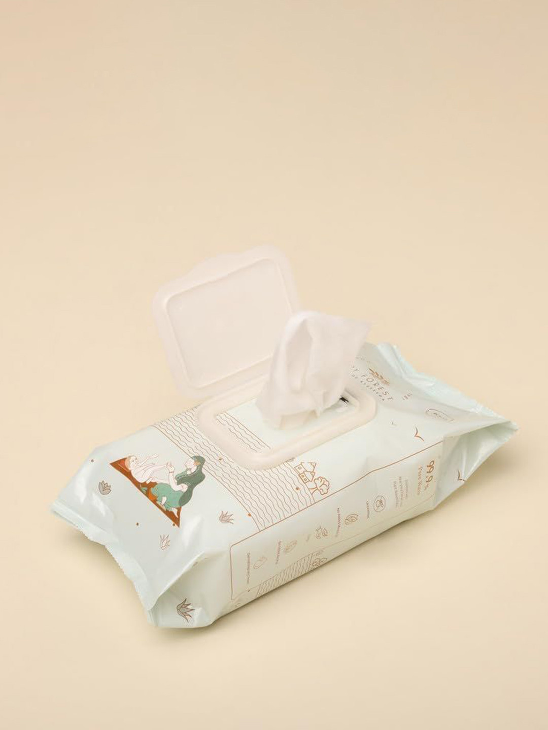 Baby Forest Set Of 11 Neer 99.9% Water Baby Wipes - 72 Wipes Each