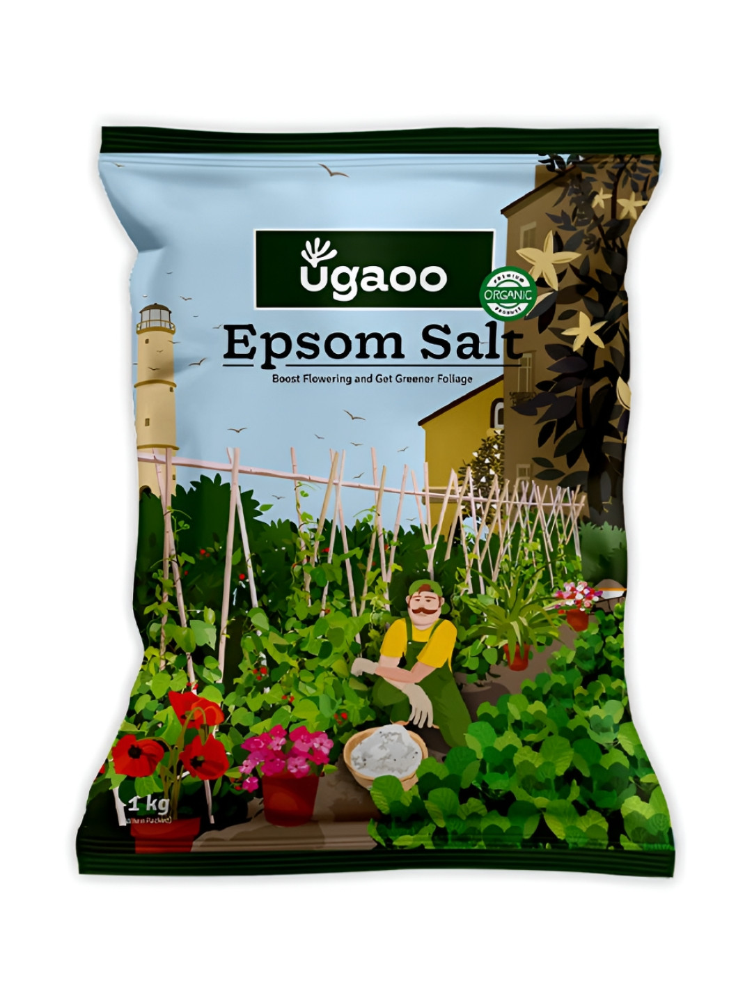 UGAOO Brown Epsom Salt - 1 Kg