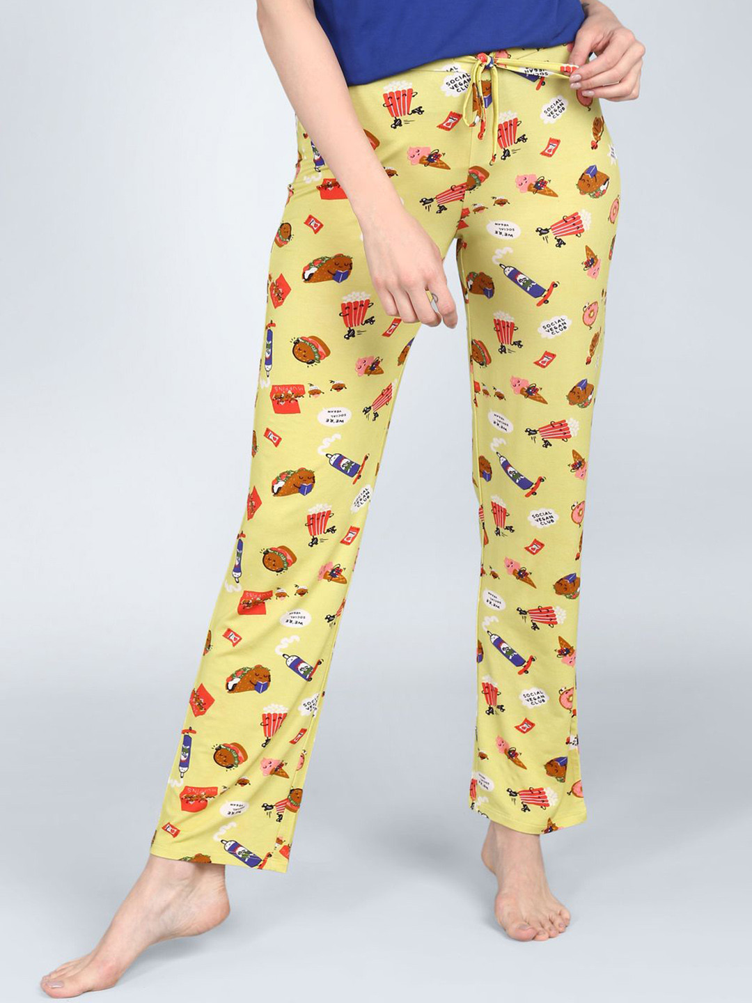necesera Social Vegan Women Printed Lounge Pants