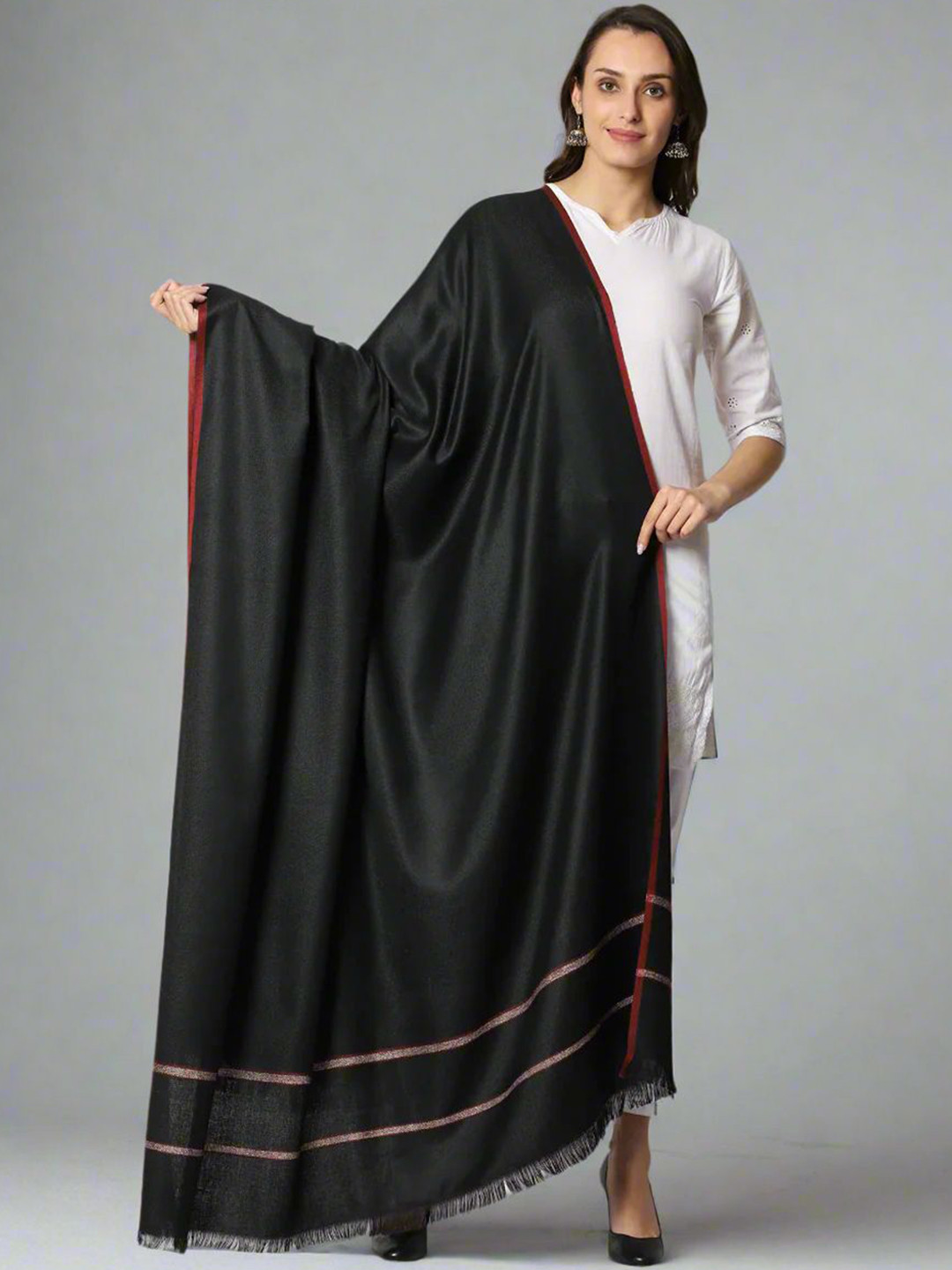 SWI Stylish Regular Woollen Shawl