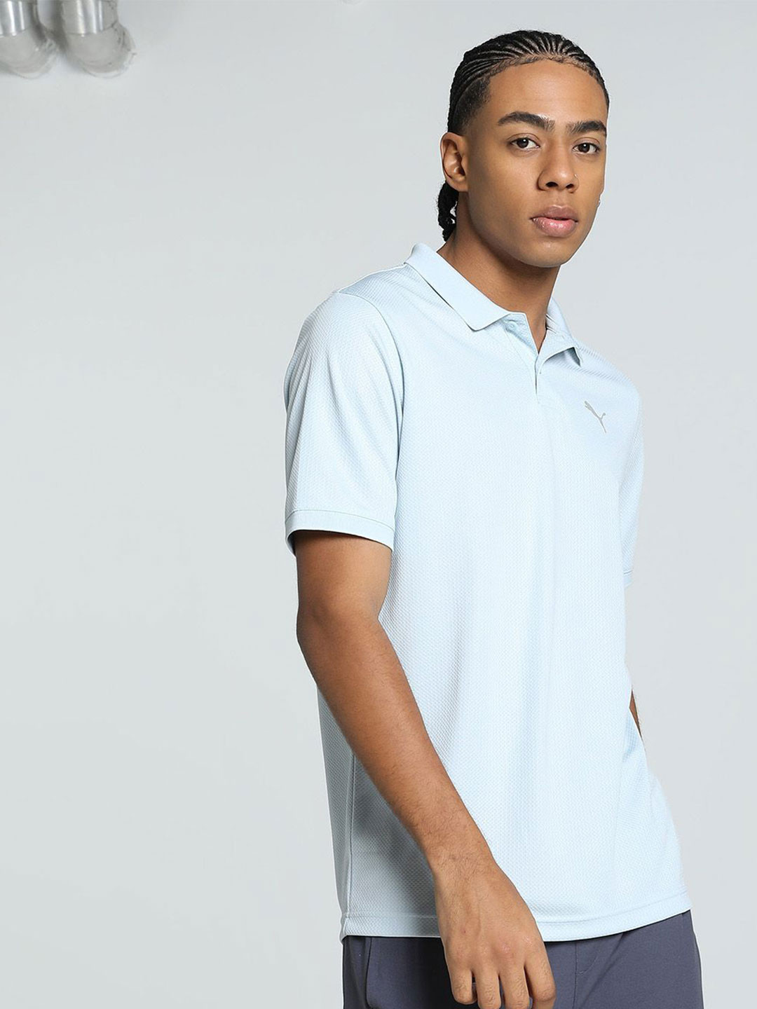 Puma Men TRAIN Poly Jacquard dryCELL Training Polo T-shirt