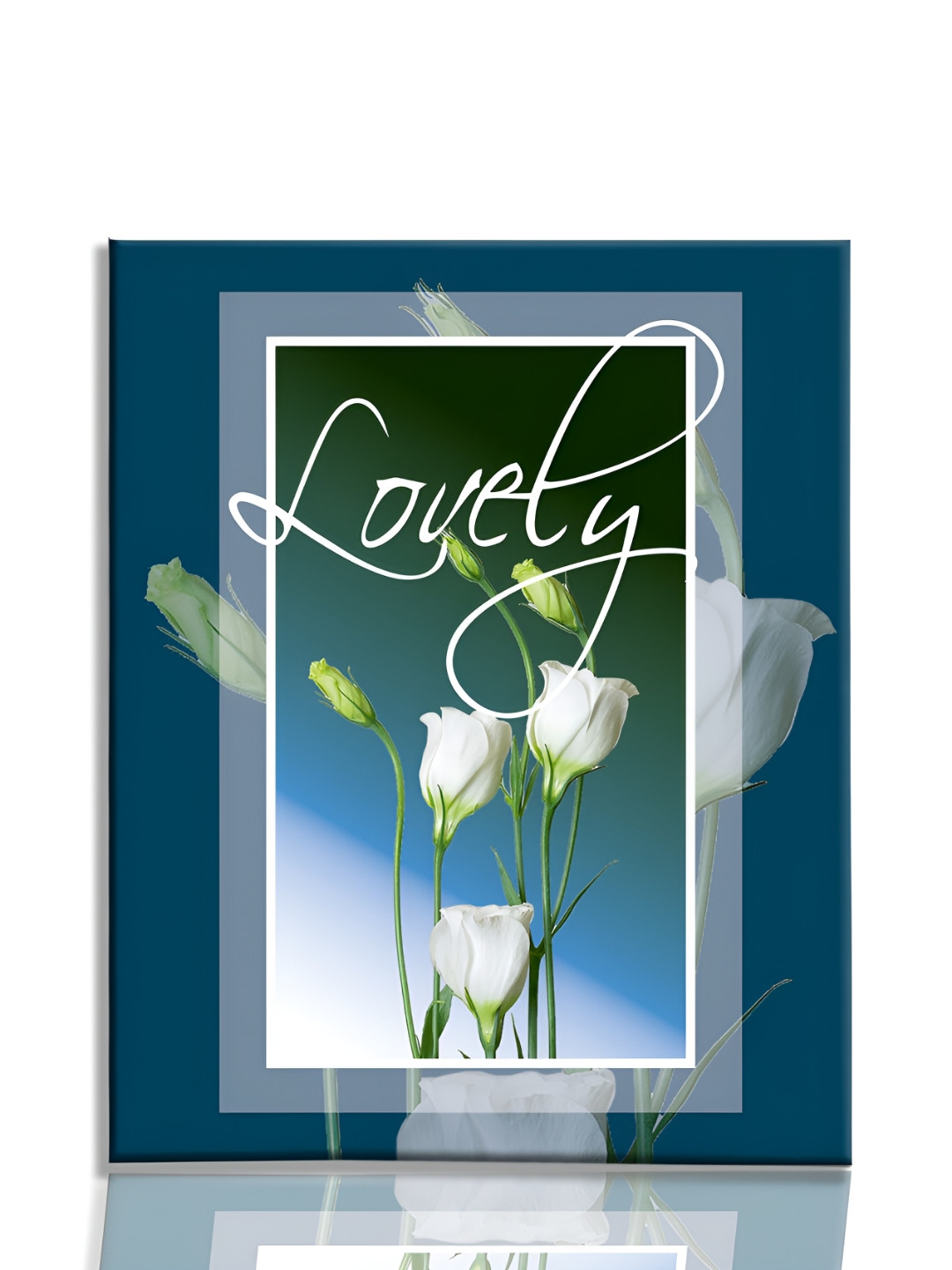 SEHAZ ARTWORKS Blue & Green Lovely Printed Scrapbook Photo Album