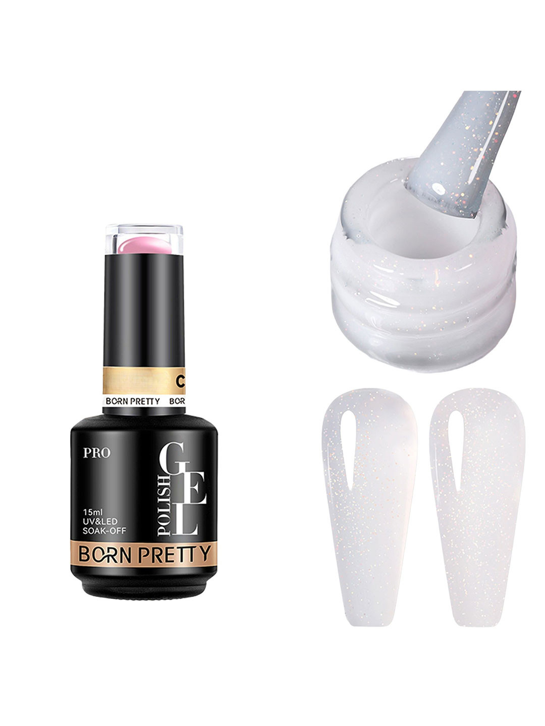 BORN PRETTY UV & LED Soak Off Long Lasting Gel Nail Polish - 15 ml - C146