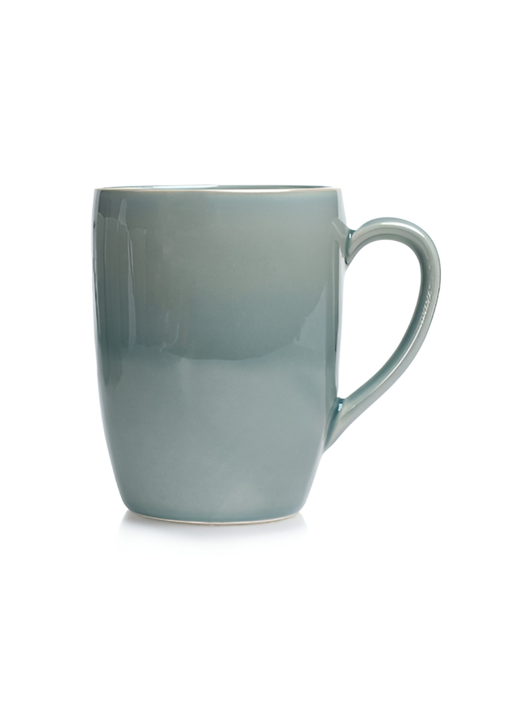 Mesa Bullet Green 6 Pieces Stoneware Glossy Mugs 230 ml Each