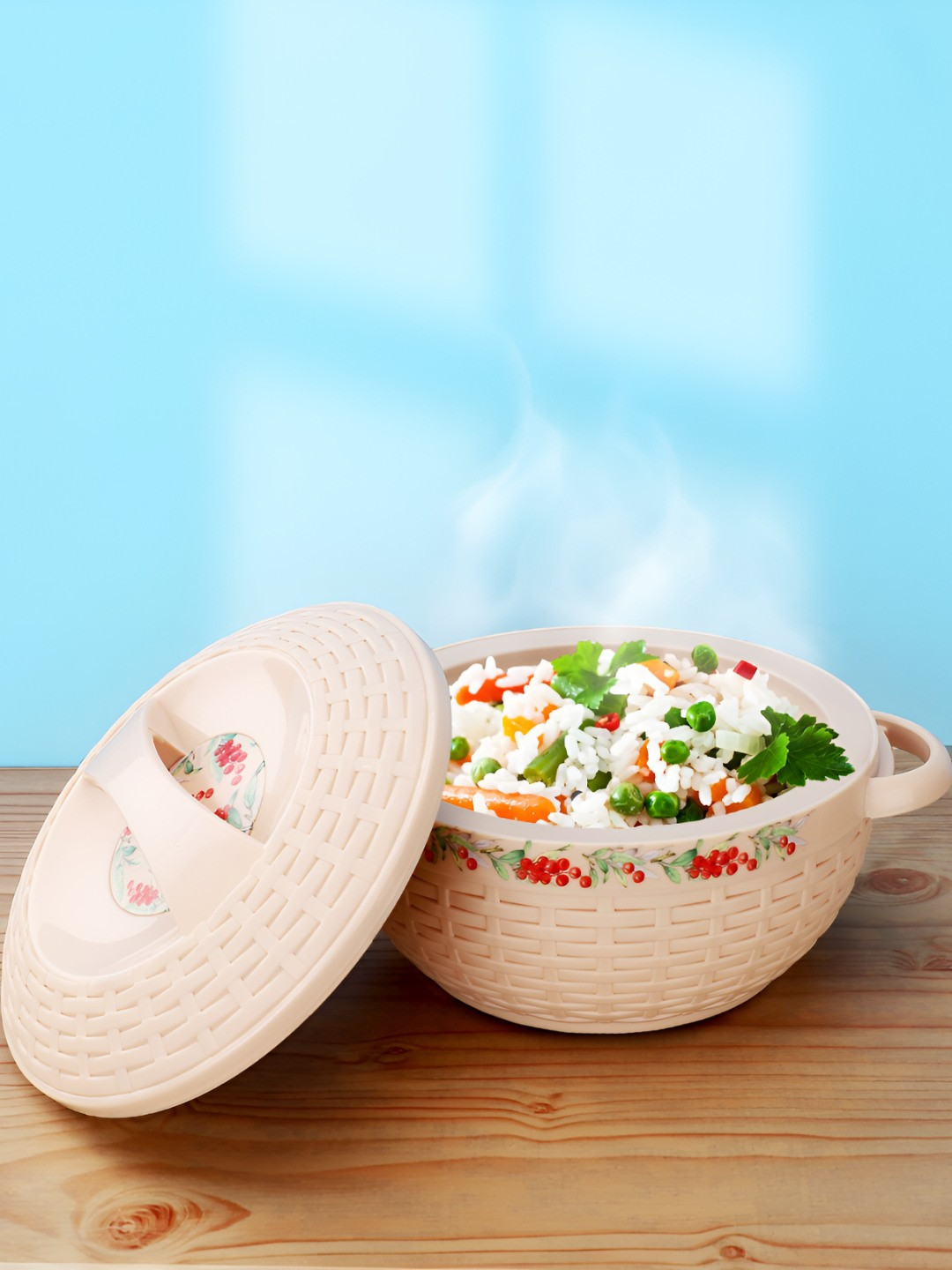 Nayasa Ambrosia Deluxe Brown Inner Stainless Steel Insulated Casserole - 1.5L