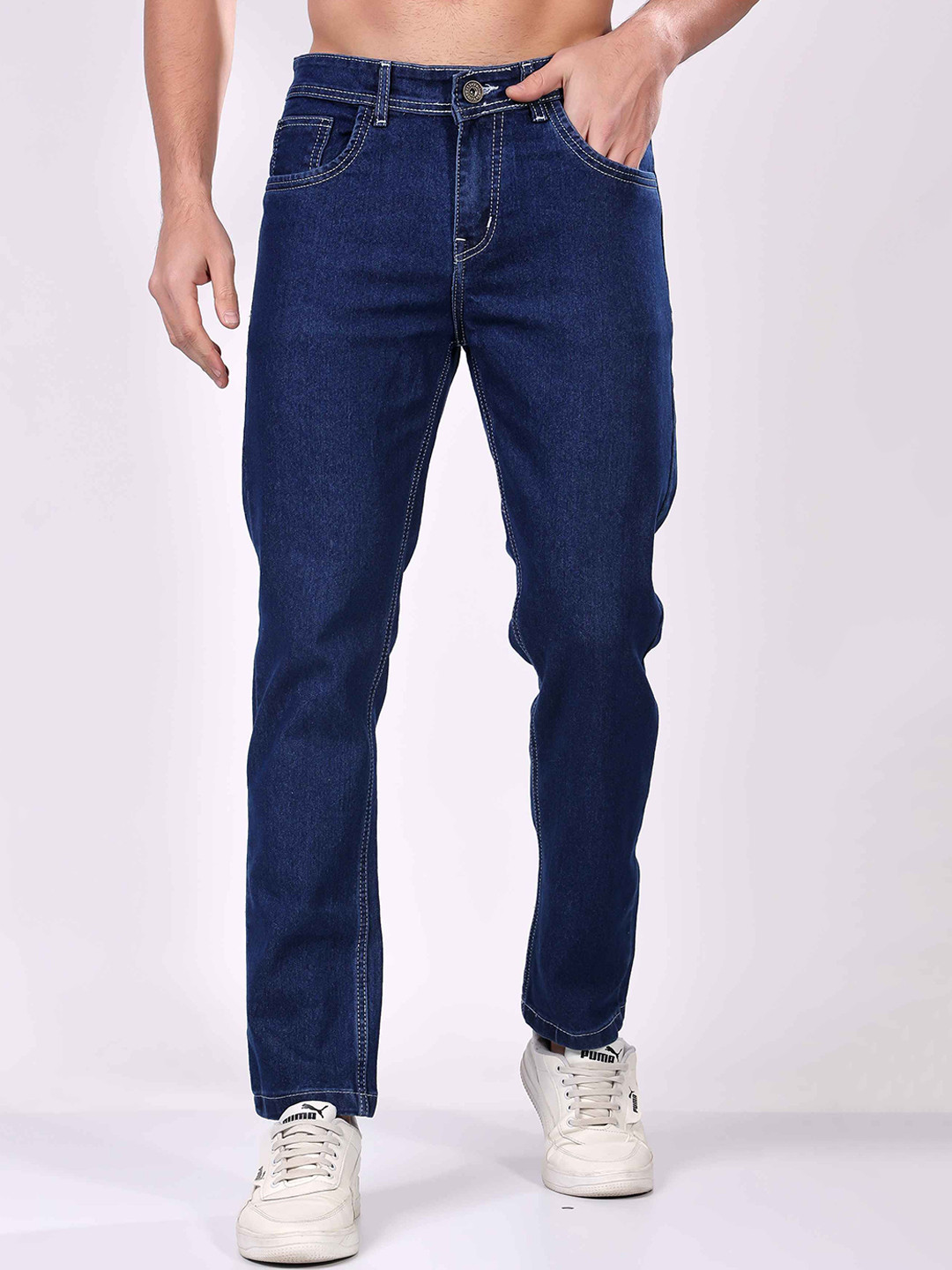 EDITLOOK Men Smart Tapered Fit Jeans