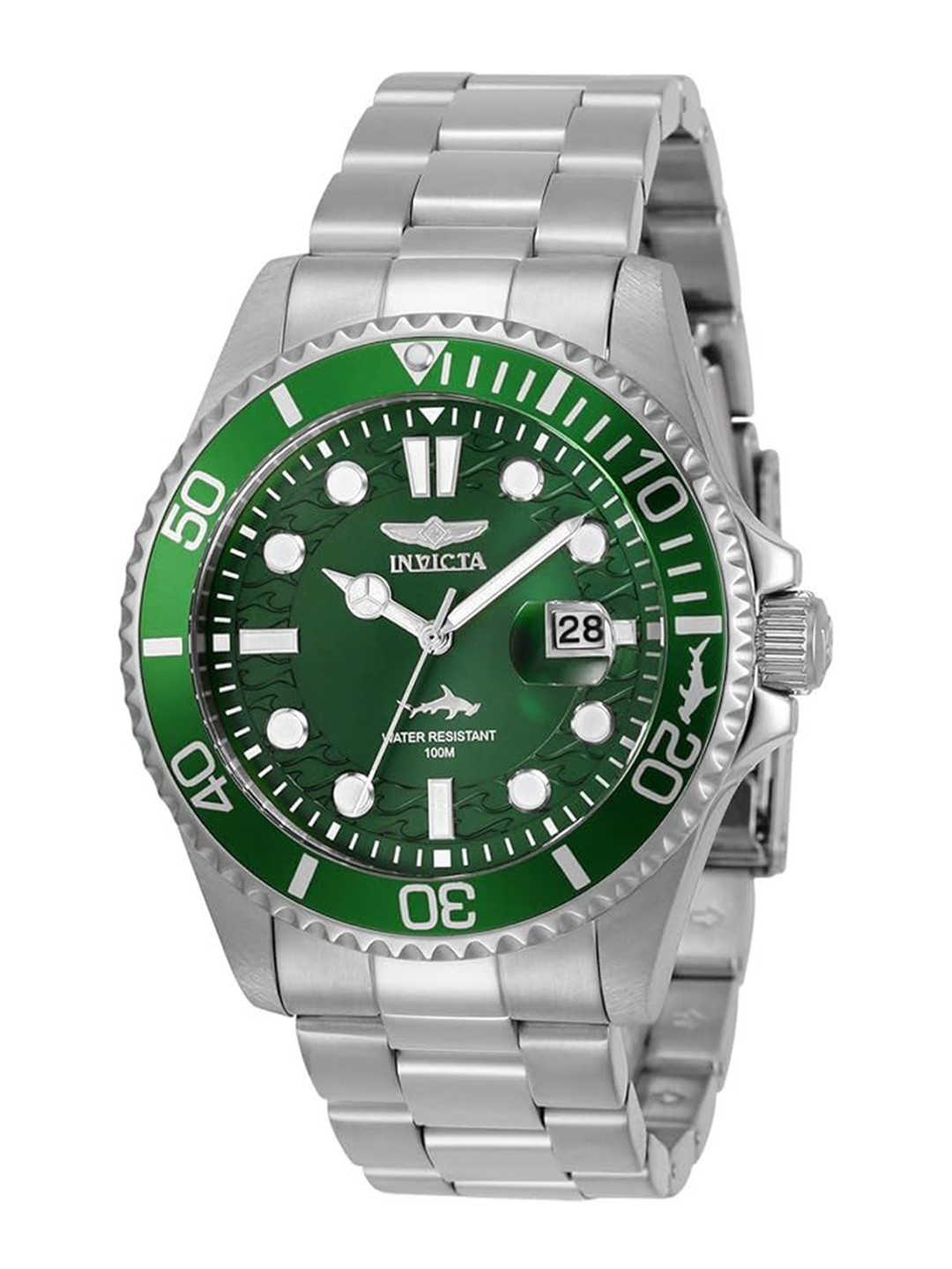 Invicta Men Dial & Stainless Steel Bracelet Style Straps Analogue Watch 30020