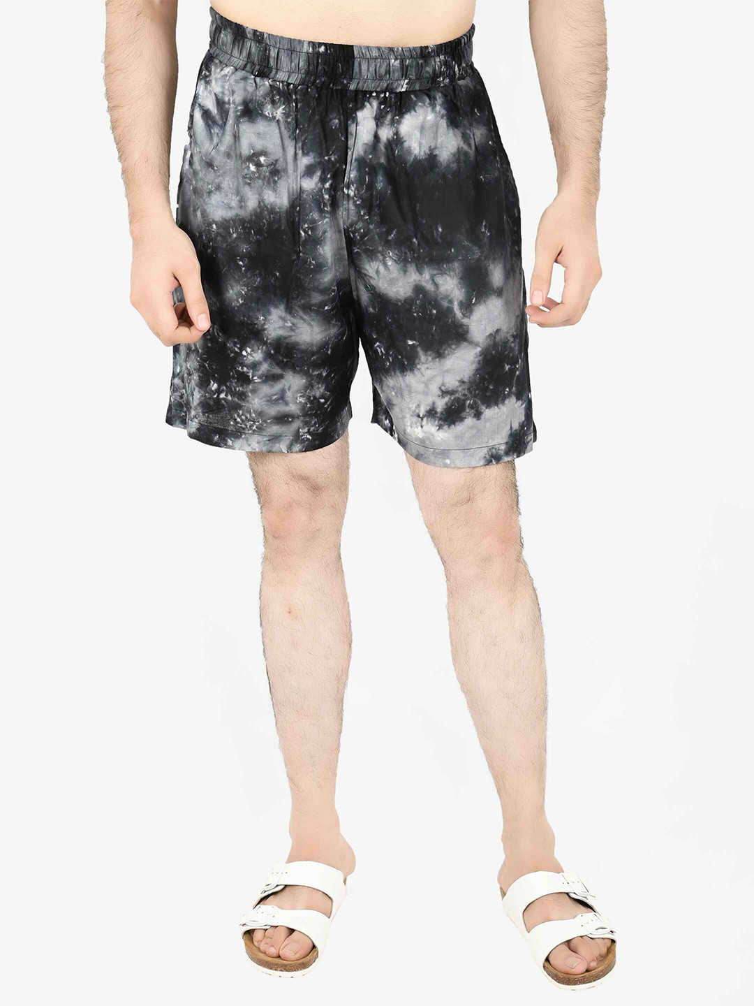 Blissence Menv Cotton Printed Lounge Shorts