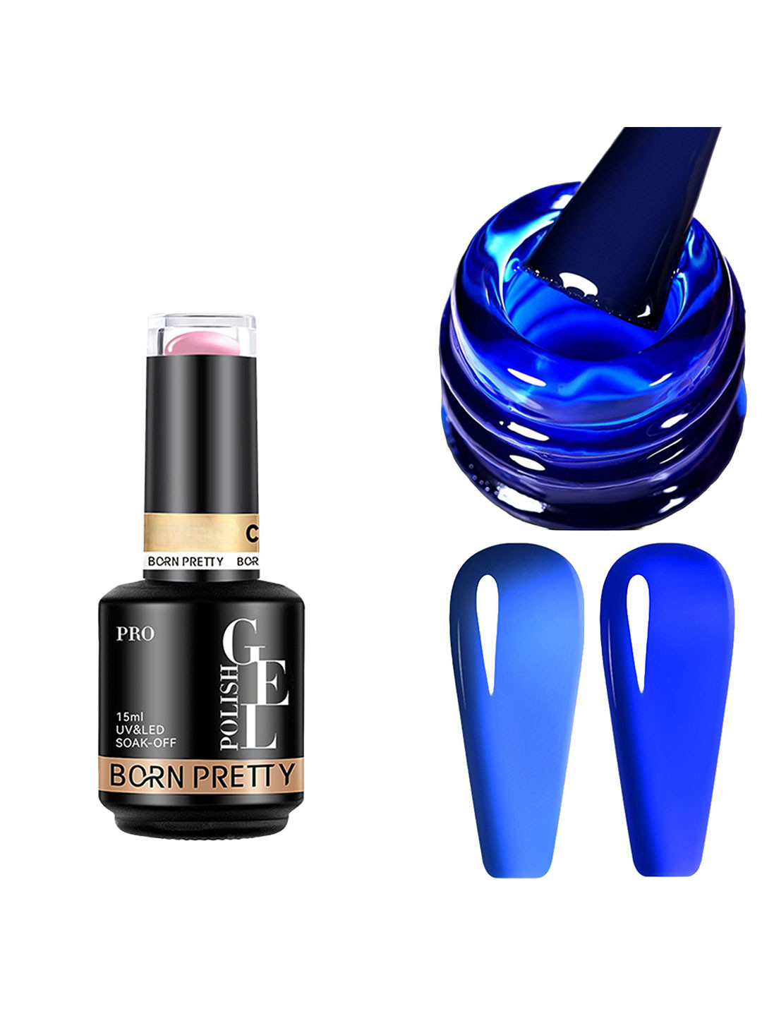 BORN PRETTY UV & LED Soak Off Long Lasting Gel Nail Polish - 15 ml - C131