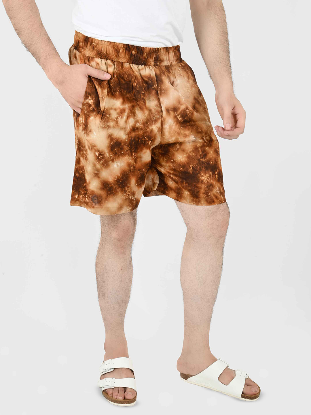 Blissence Men Printed Pure Cotton Slip On Lounge Shorts