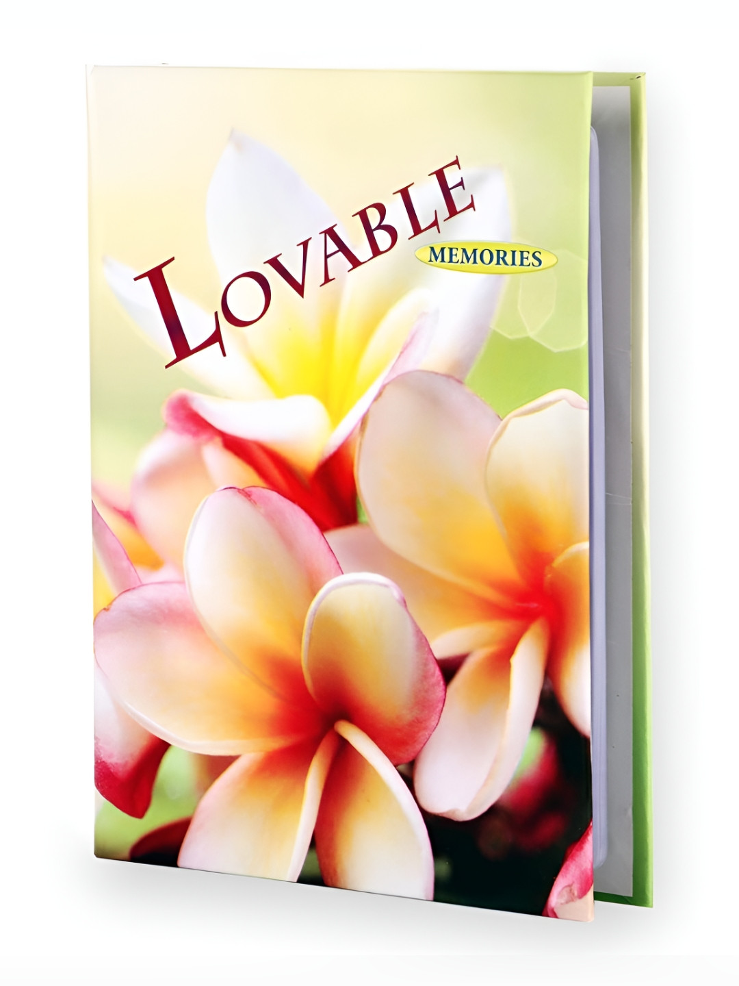 SEHAZ ARTWORKS Yellow & White Lovable Memories Printed Photo Album Book