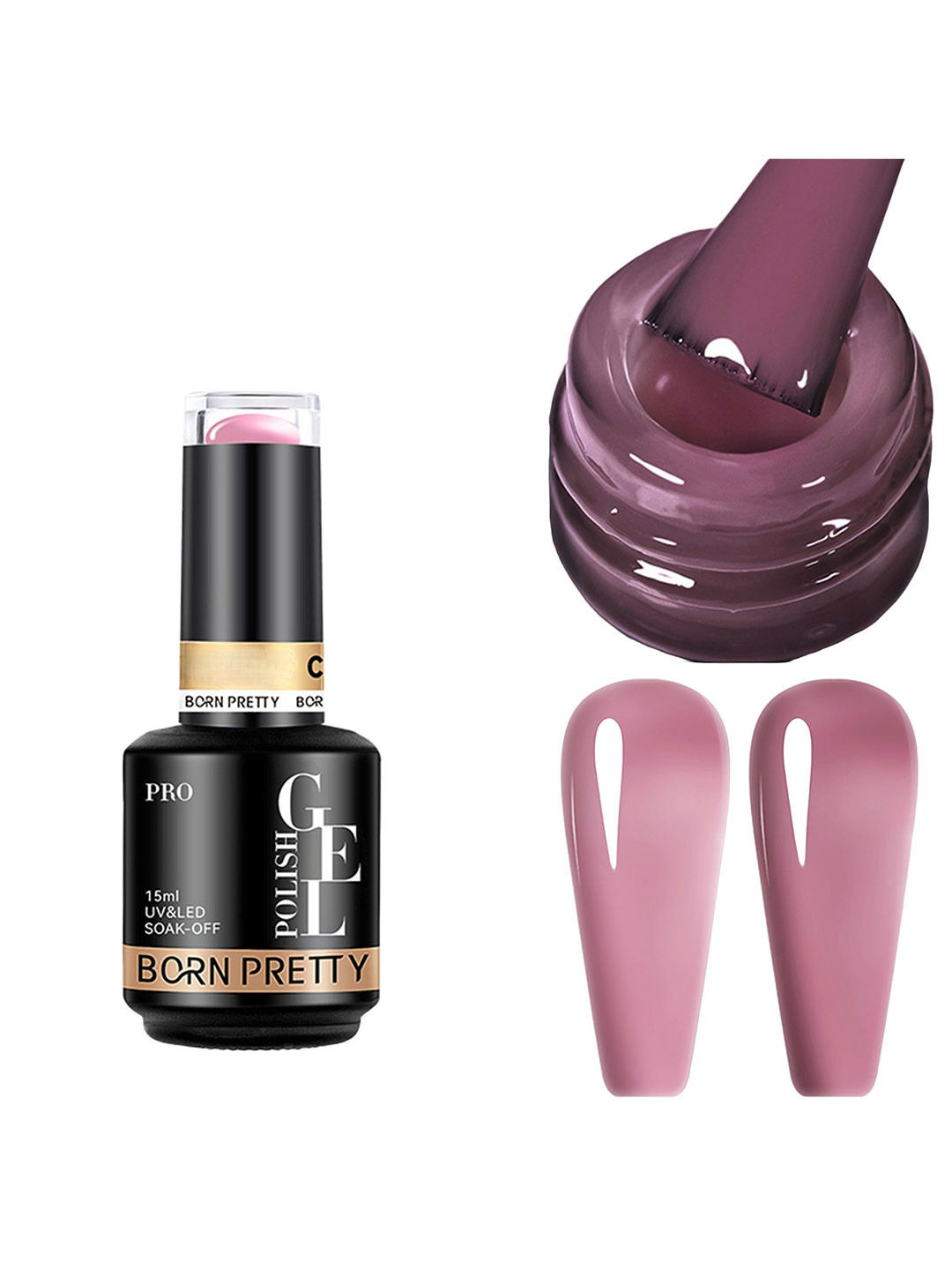 BORN PRETTY UV & LED Soak Off Long Lasting Gel Nail Polish - 15 ml - C179