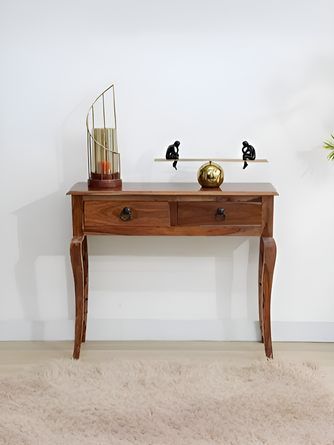 Royaloak Brown Wooded Dyson Console Table