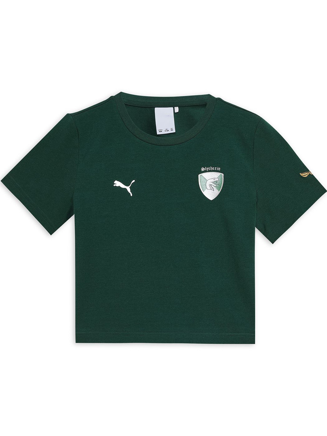 Puma x Harry Potter Girls Printed Pure Cotton Slim Fit Short Sleeve T-Shirt