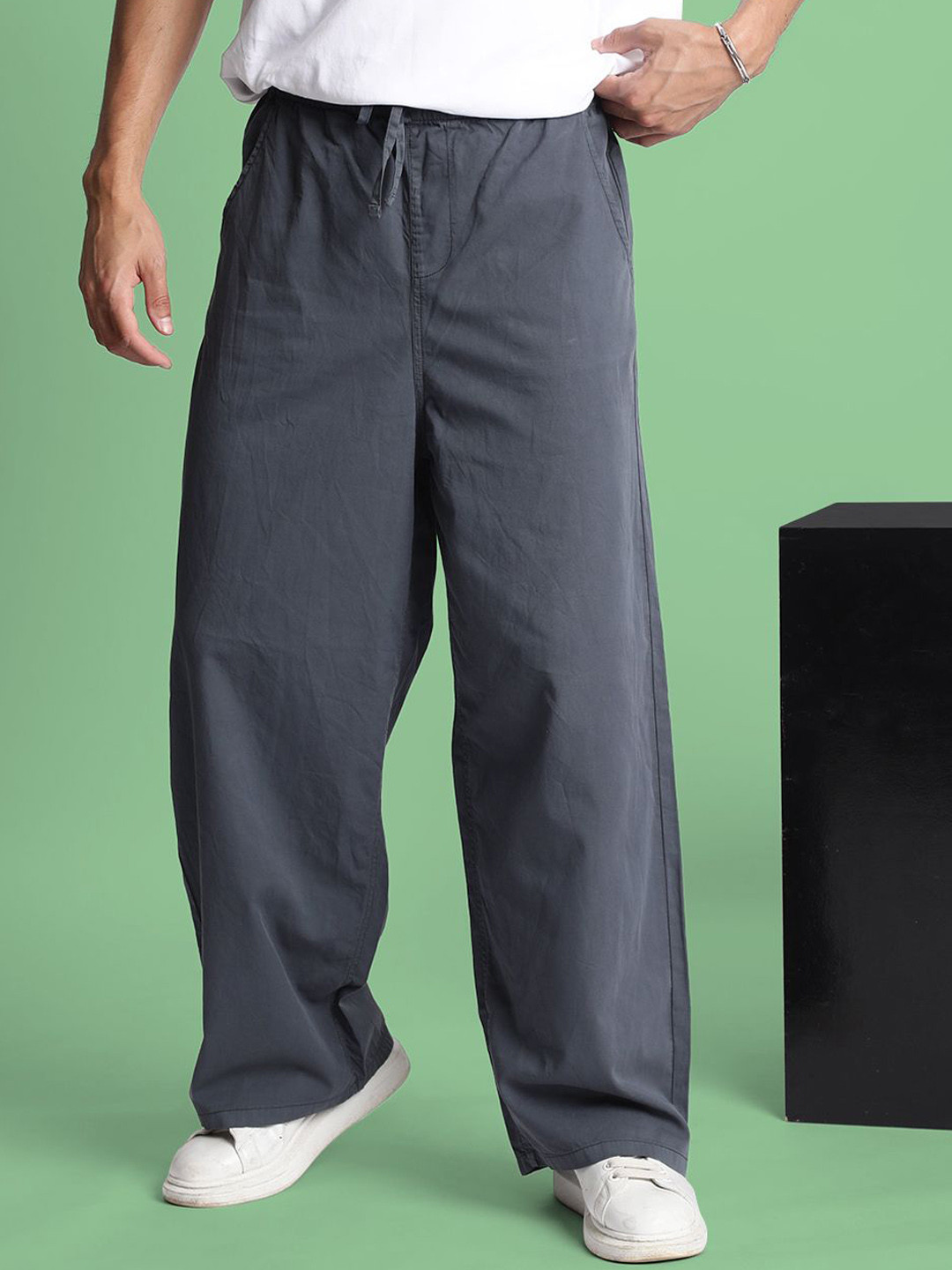 Bene Kleed Men Super Baggy Fit Cotton Trouser