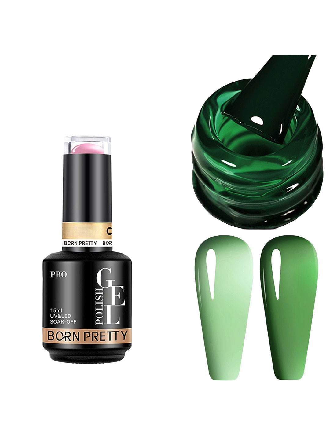 BORN PRETTY UV & LED Soak Off Long Lasting Gel Nail Polish - 15 ml - C129