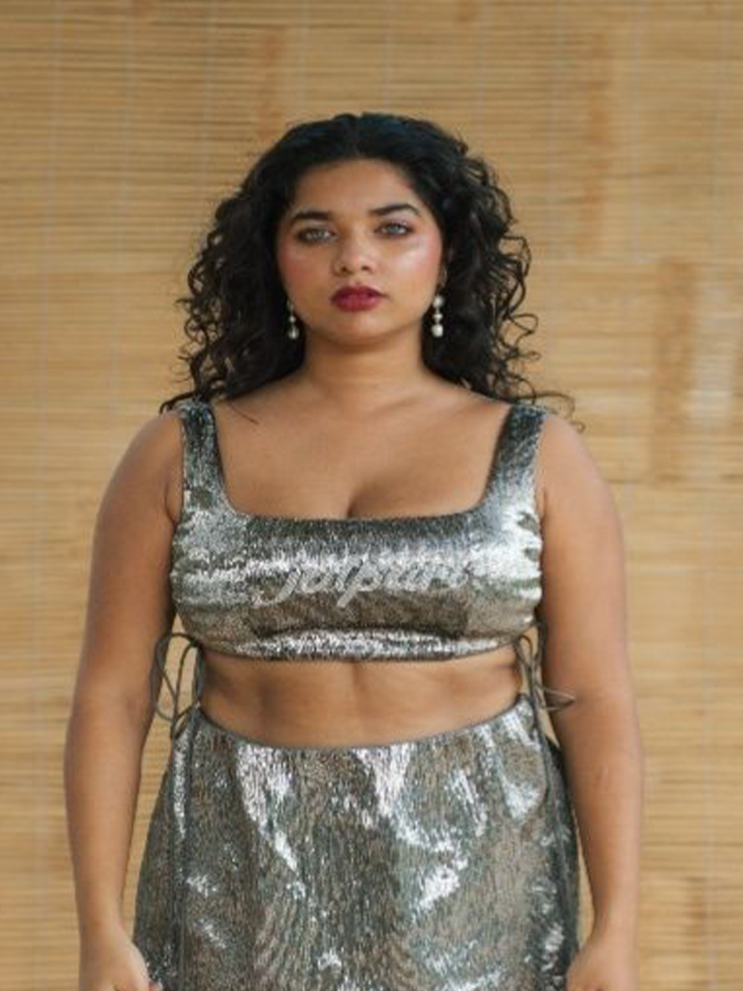 LABEL SUGAR Women Embroidered Cotton Bralette Crop Top