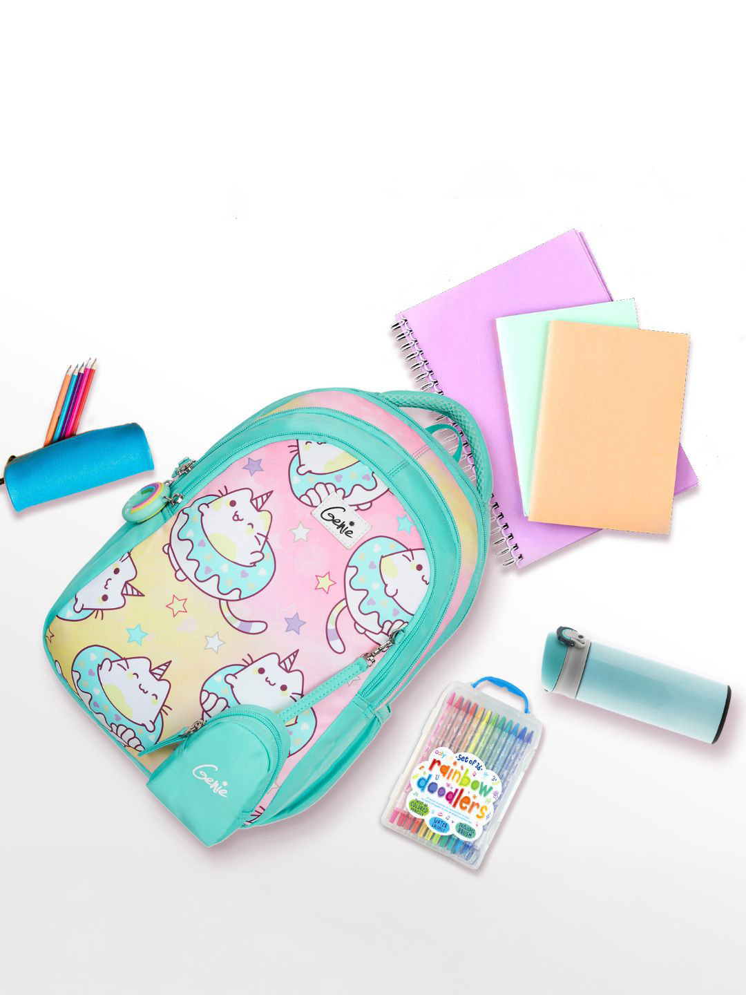 Genie Girls Graphic Small Backpack