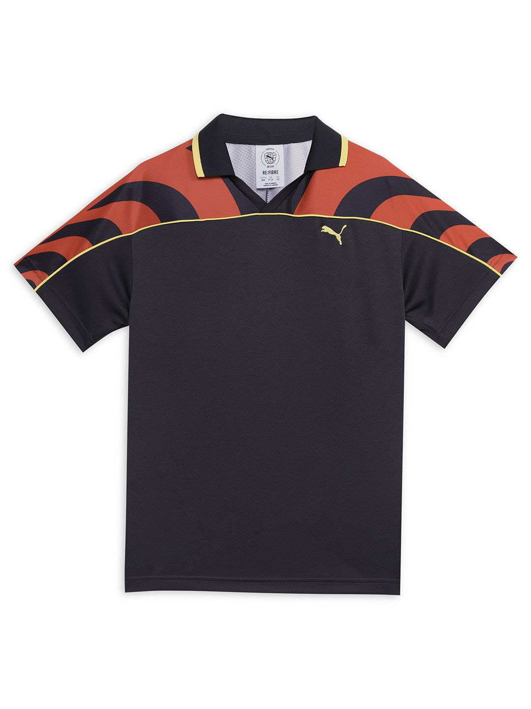 Puma Road To Unity Boys Colourblocked Relaxed Fit Short Sleeve Football Jersey