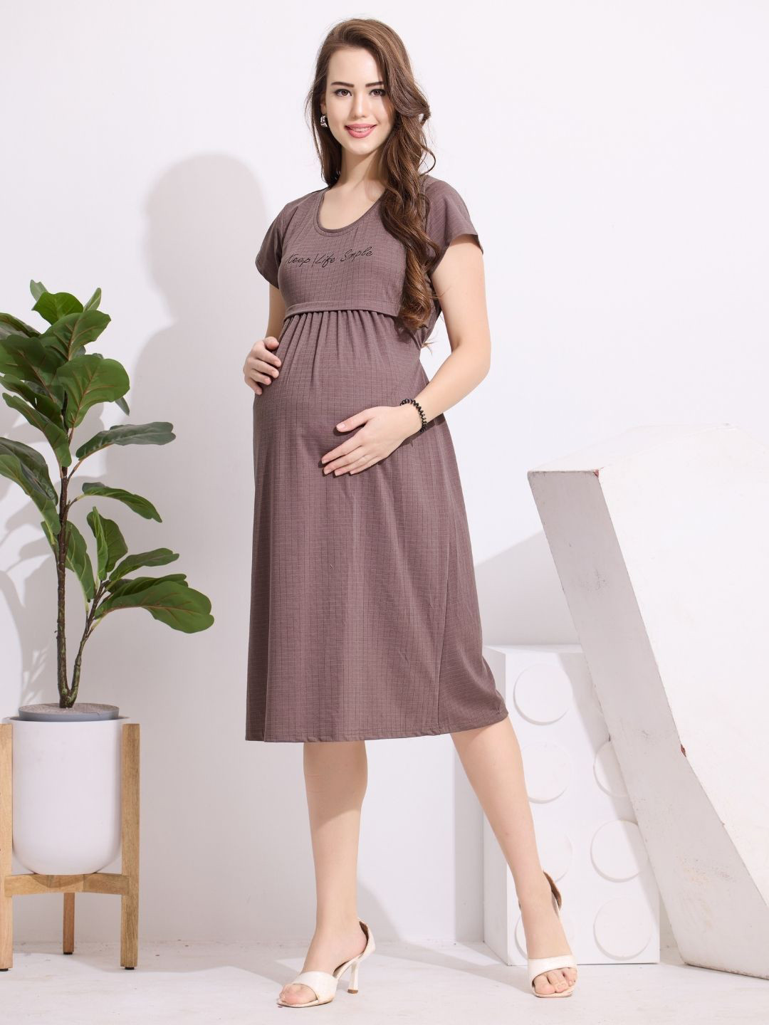 Arela Printed Nightdress