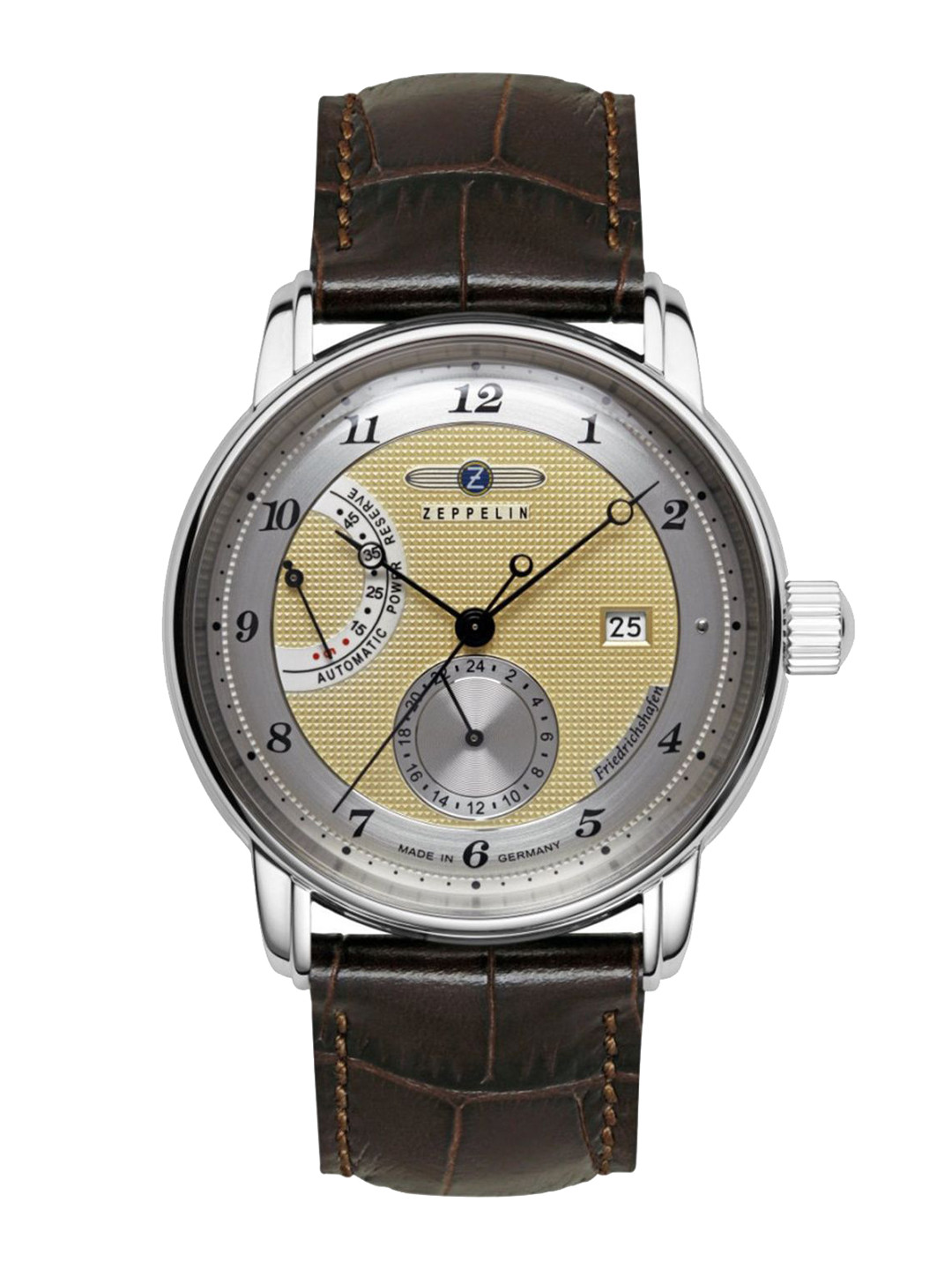 ZEPPELIN Men Patterned Dial & Leather Straps Analogue Watch 85905