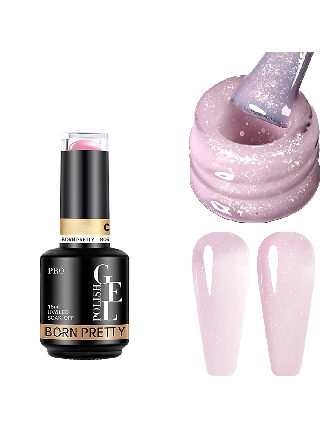 BORN PRETTY UV & LED Soak Off Long Lasting Gel Nail Polish - 15 ml - C157