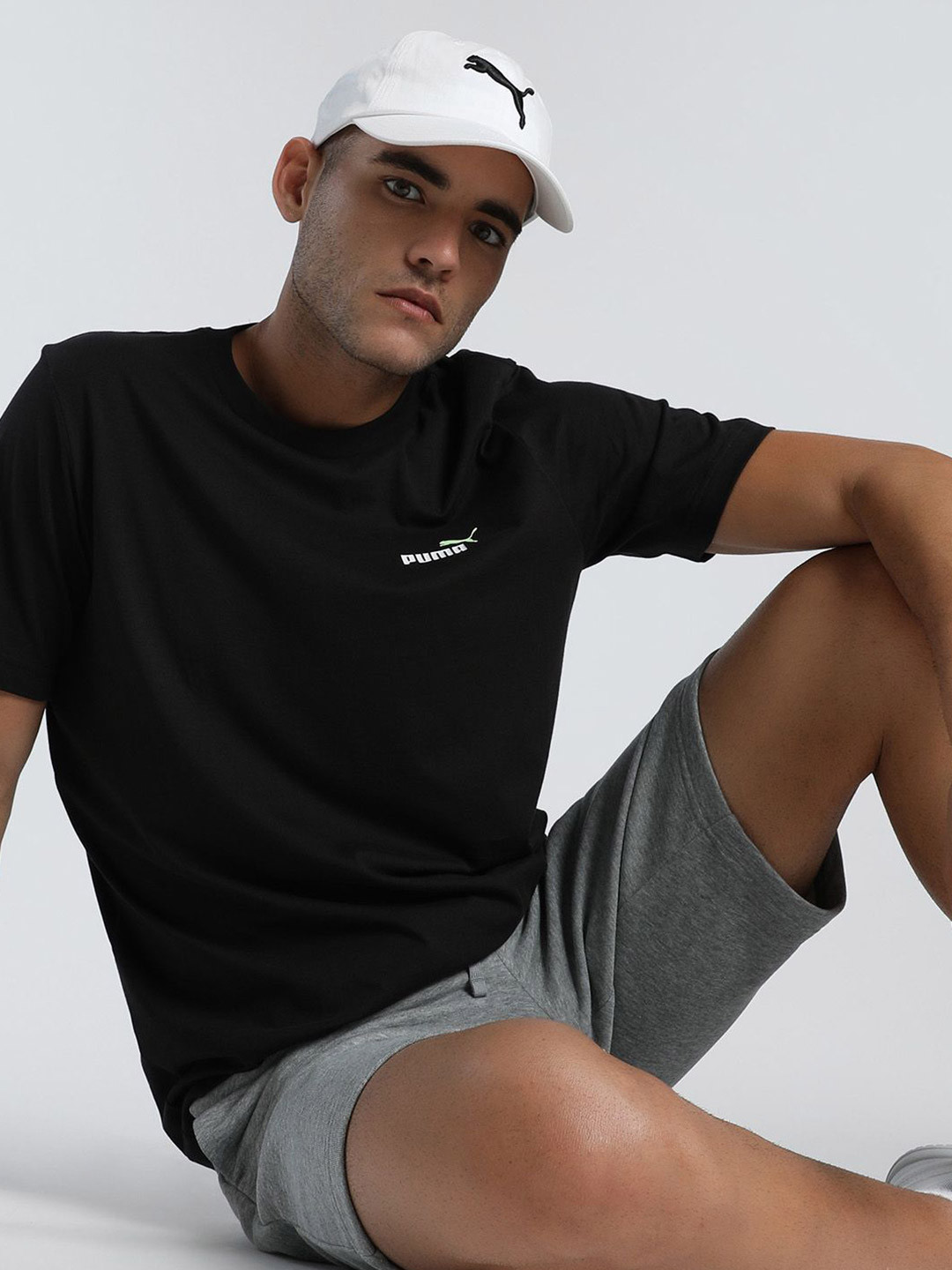 Puma Men Graphics Brand Logo Printed T-Shirt