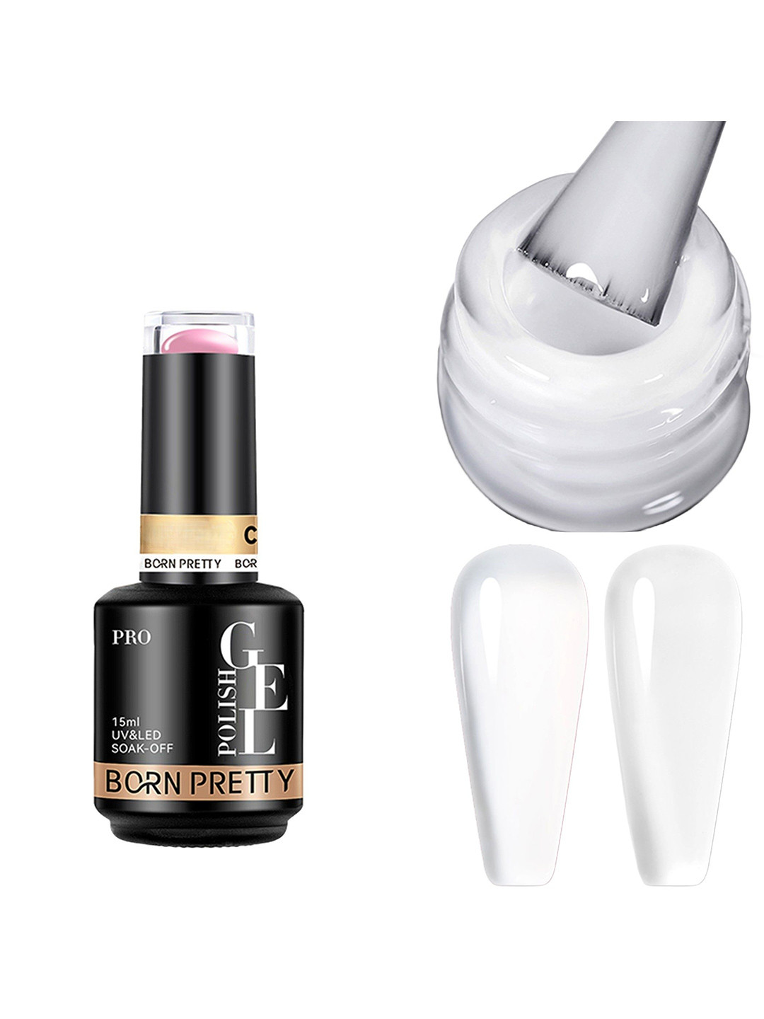 BORN PRETTY UV & LED Soak Off Long Lasting Gel Nail Polish - 15 ml - C145