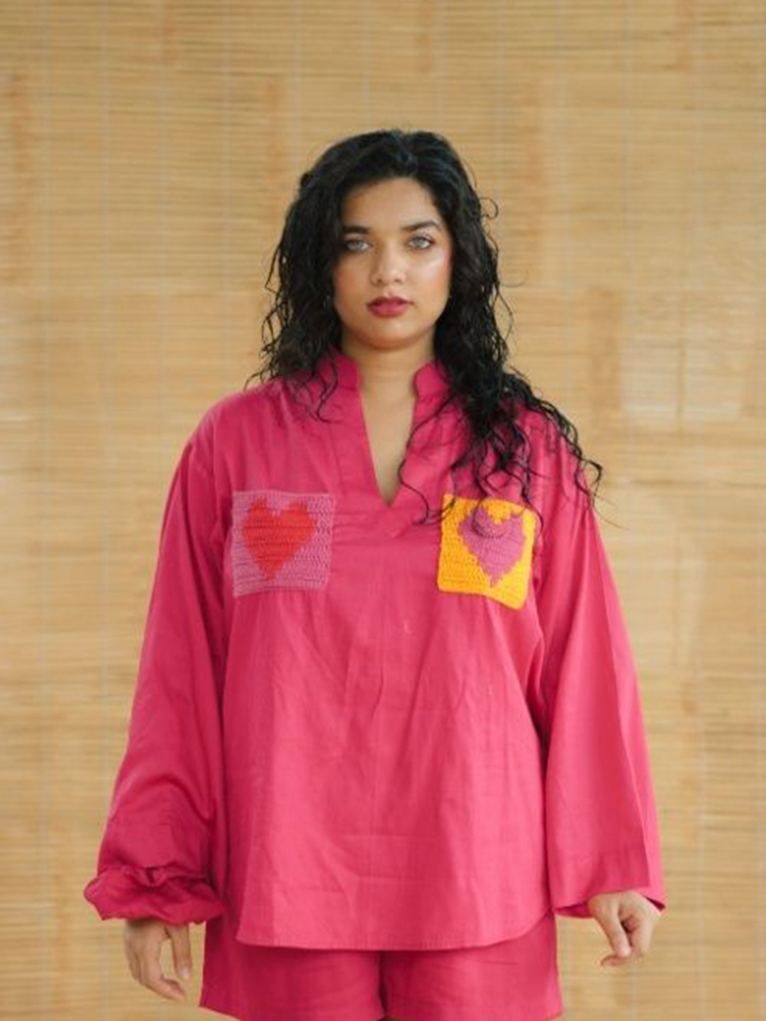 LABEL SUGAR Women Cotton Shirt Style Top