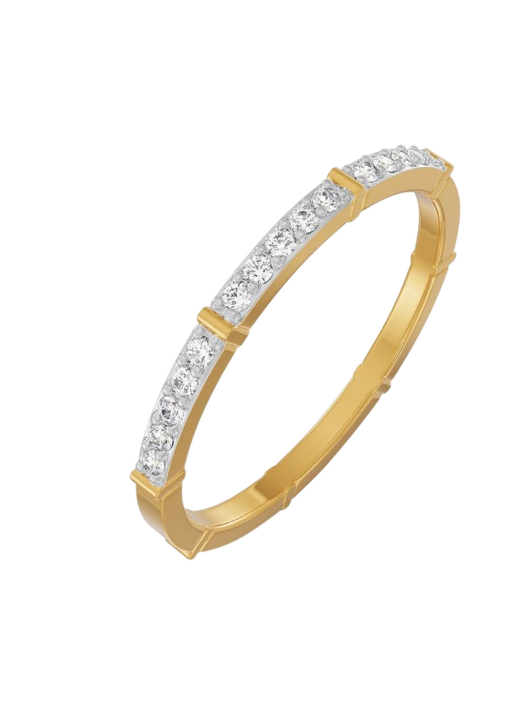 Emori Modern Chic Lab Diamond in 14KT Gold Band