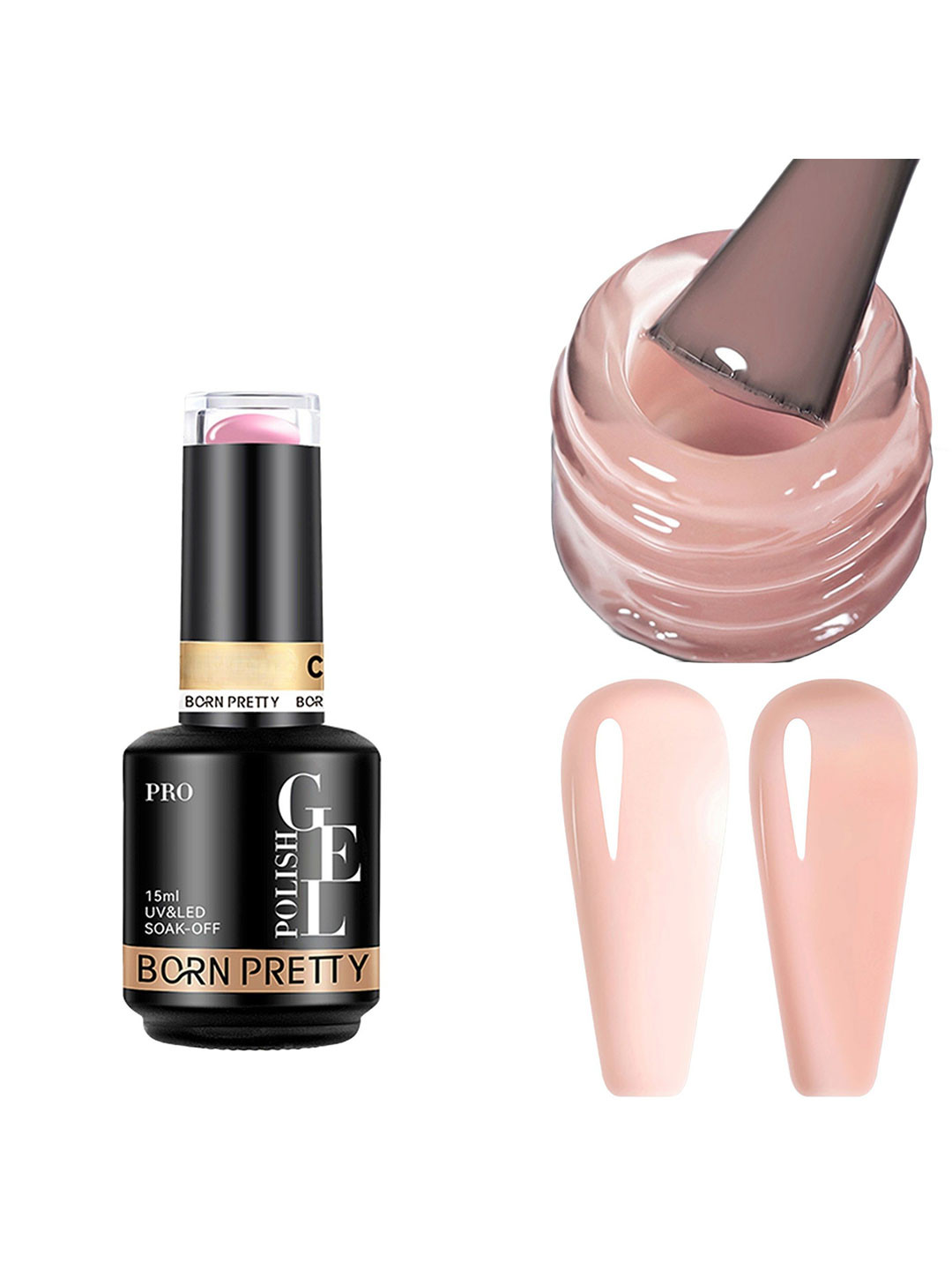 BORN PRETTY UV & LED Soak Off Long Lasting Gel Nail Polish - 15 ml - C152