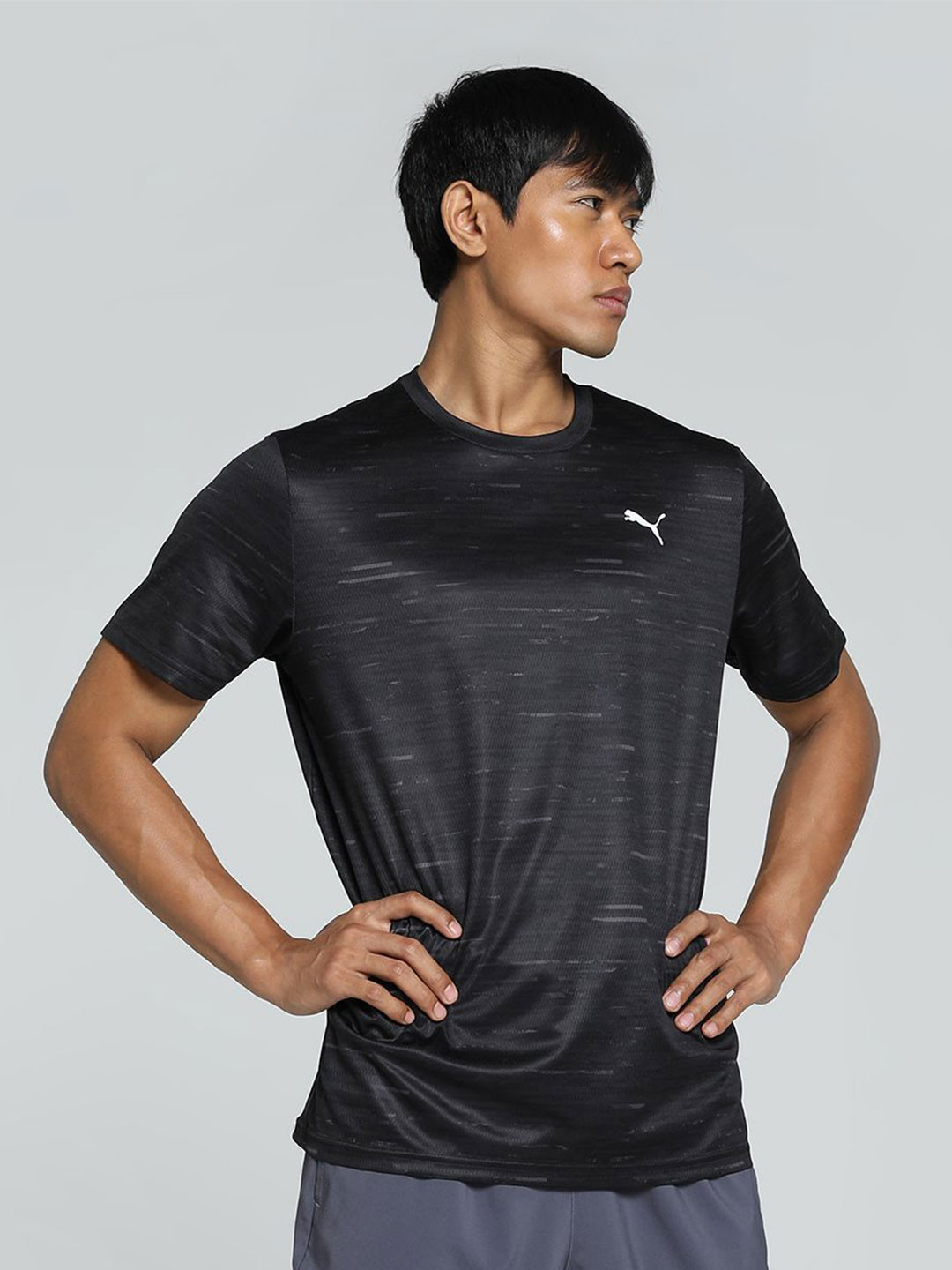 Puma Men Train All Day Printed Training Sports T-Shirt