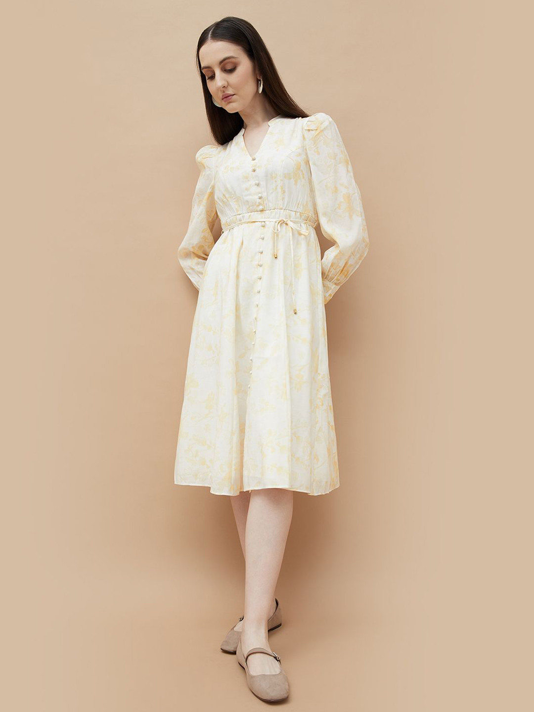 CODE by Lifestyle Women Floral Printed Empire Dress