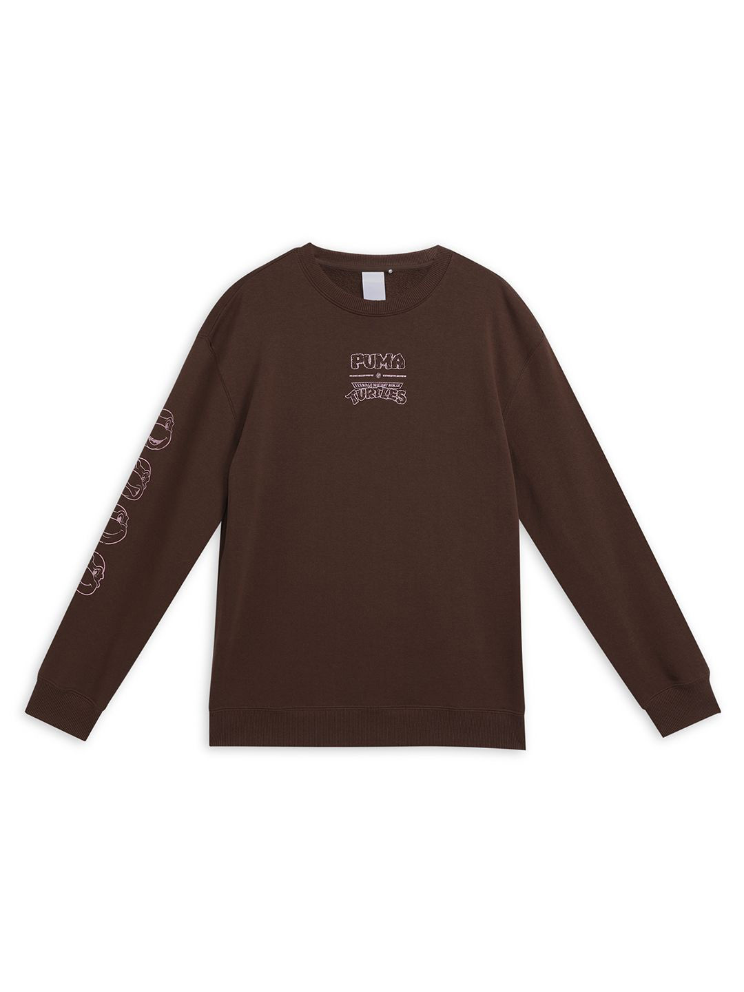 Puma x TMNT Youth Graphic Boys Printed Cotton Relaxed Fit Sweatshirt